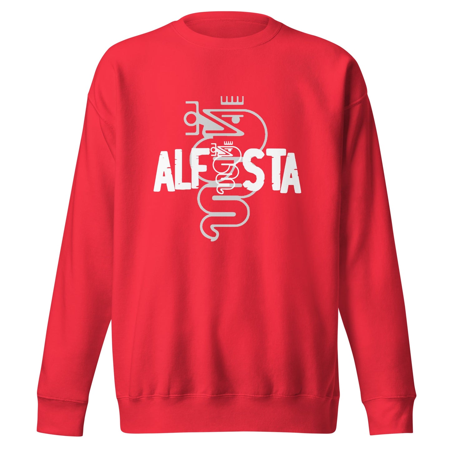 Felpa Girocollo Uomo logo Alfista