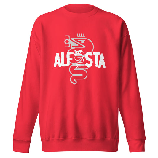 Felpa Girocollo Uomo logo Alfista