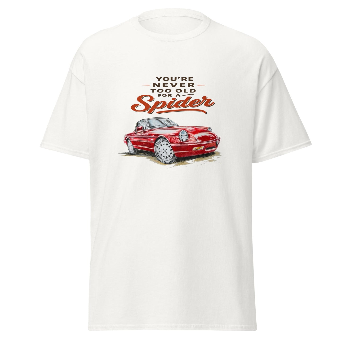 Maglietta Alfa Duetto | T shirt Stile Vintage per Appassionati Alfa Romeo
