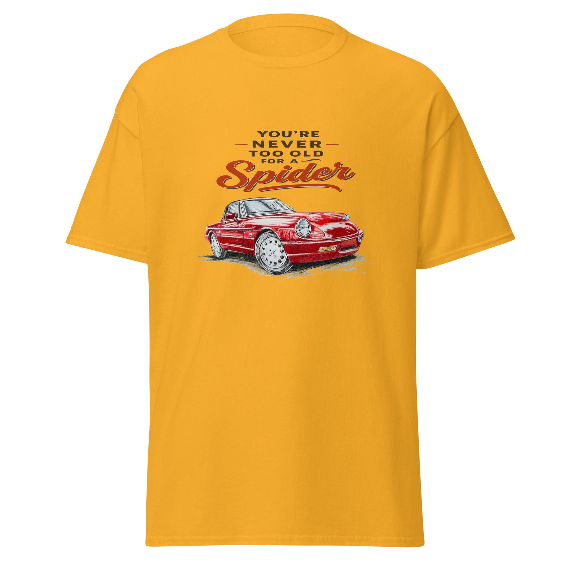 Maglietta Alfa Duetto | T shirt Stile Vintage per Appassionati Alfa Romeo