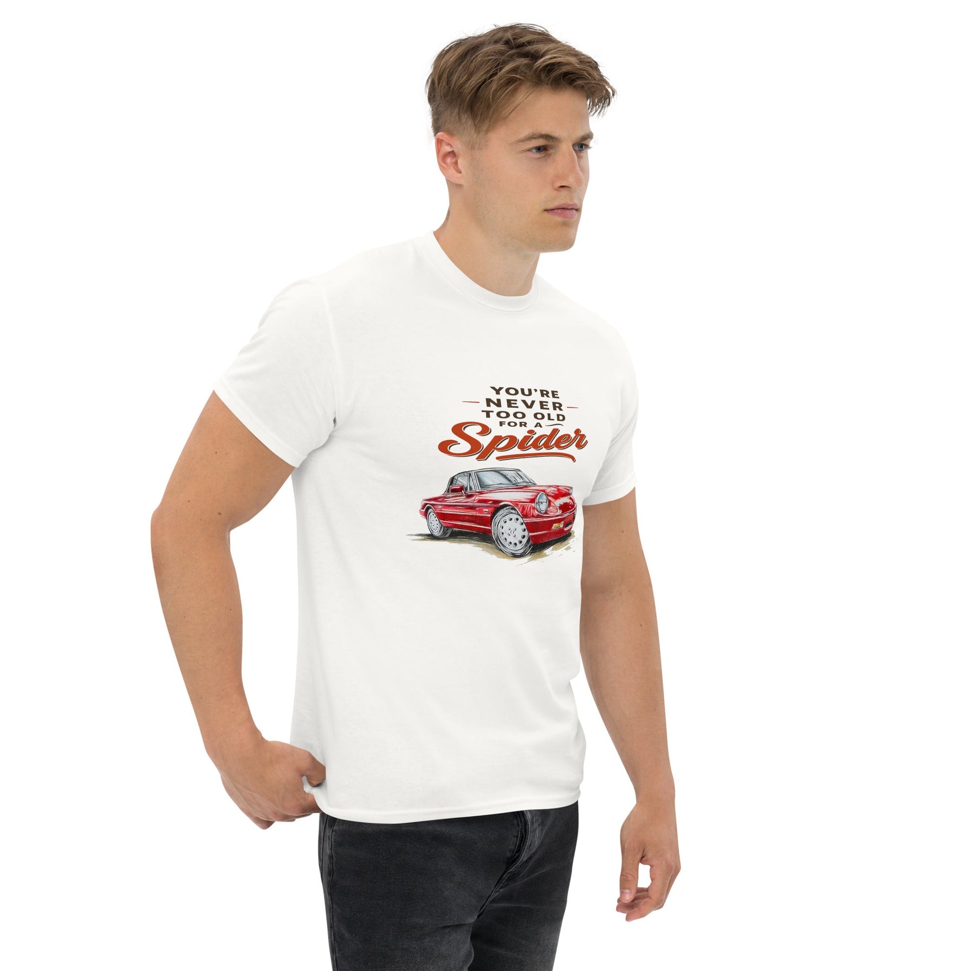 Maglietta Alfa Duetto | T shirt Stile Vintage per Appassionati Alfa Romeo