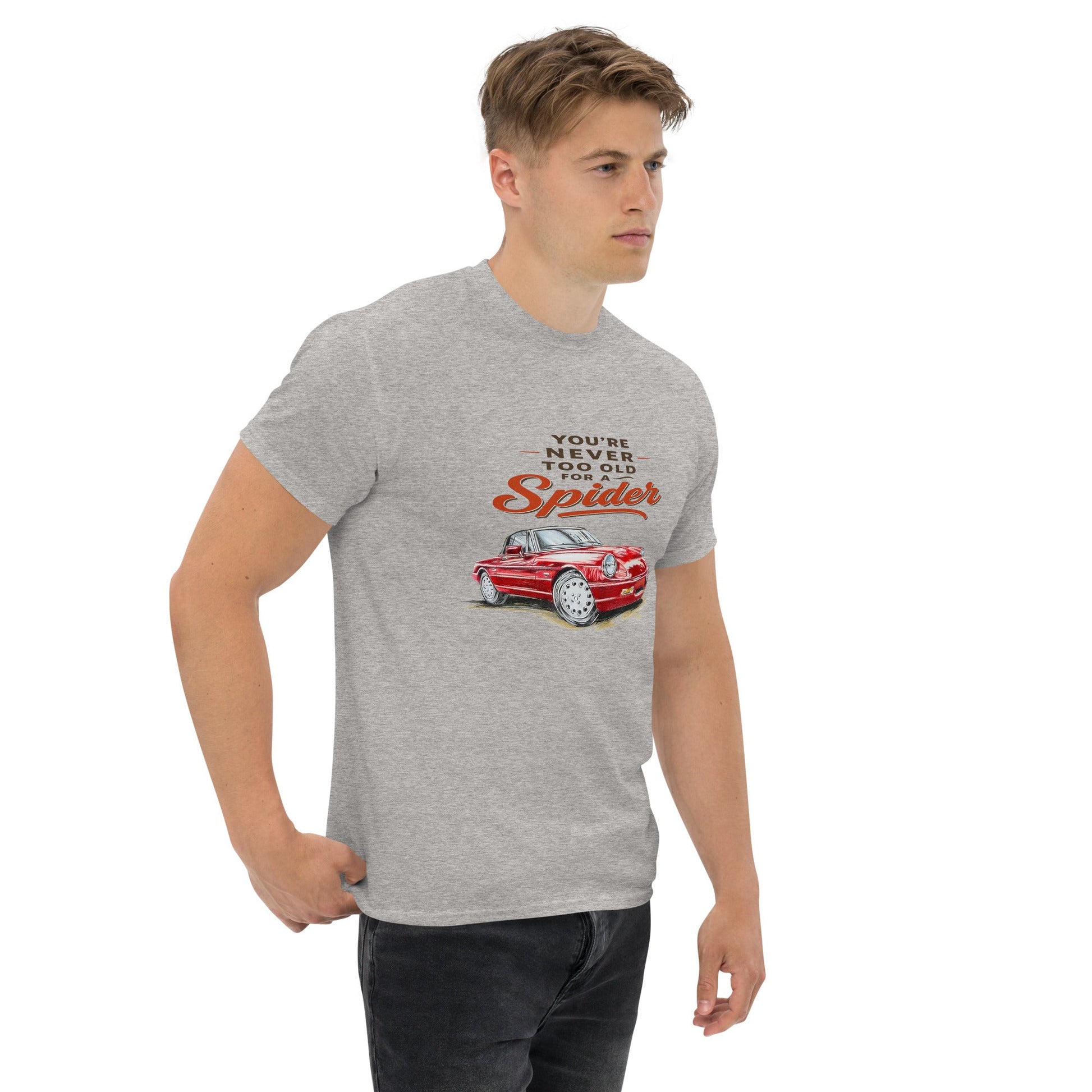 Maglietta Alfa Duetto | T shirt Stile Vintage per Appassionati Alfa Romeo