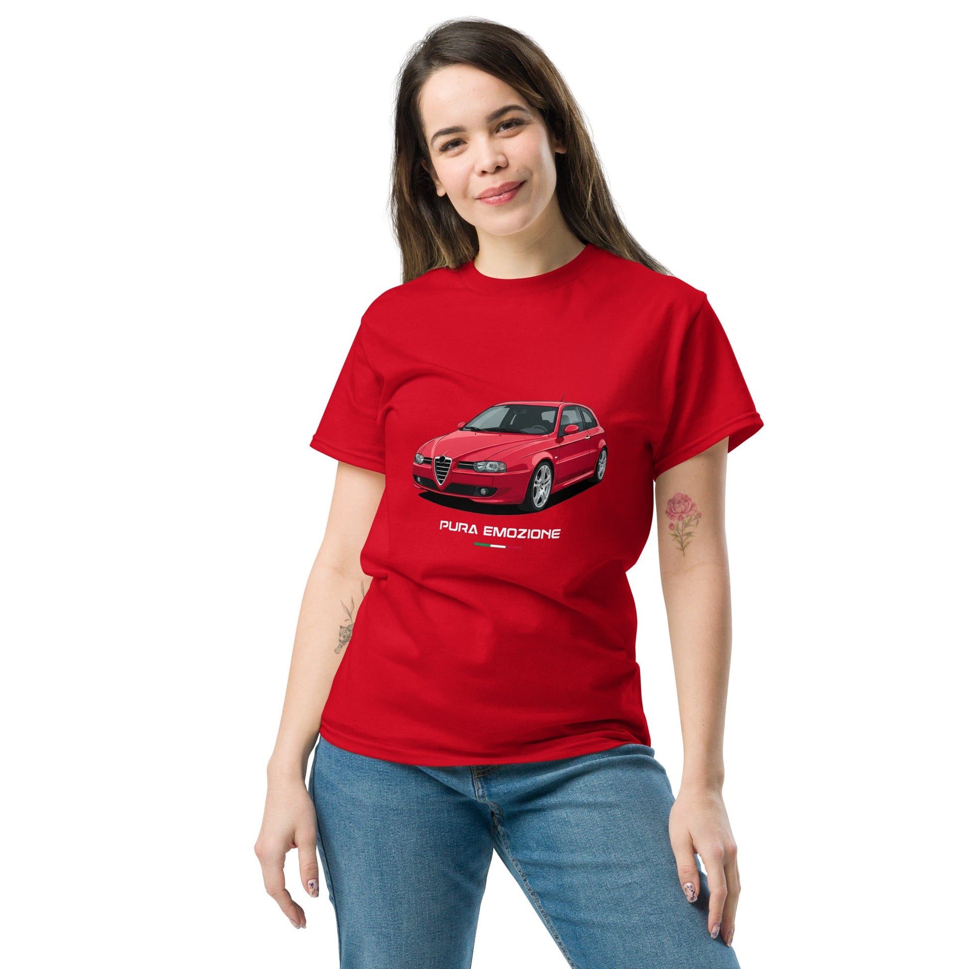 Maglietta Alfa Romeo 147 Pura Emozione | T-shirt Stile Italiano