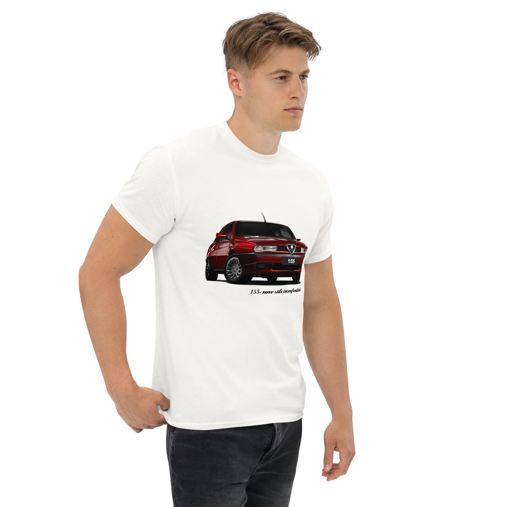 Maglietta Alfa Romeo 155 per veri tifosi – Stile sportivo e passione automobilistica