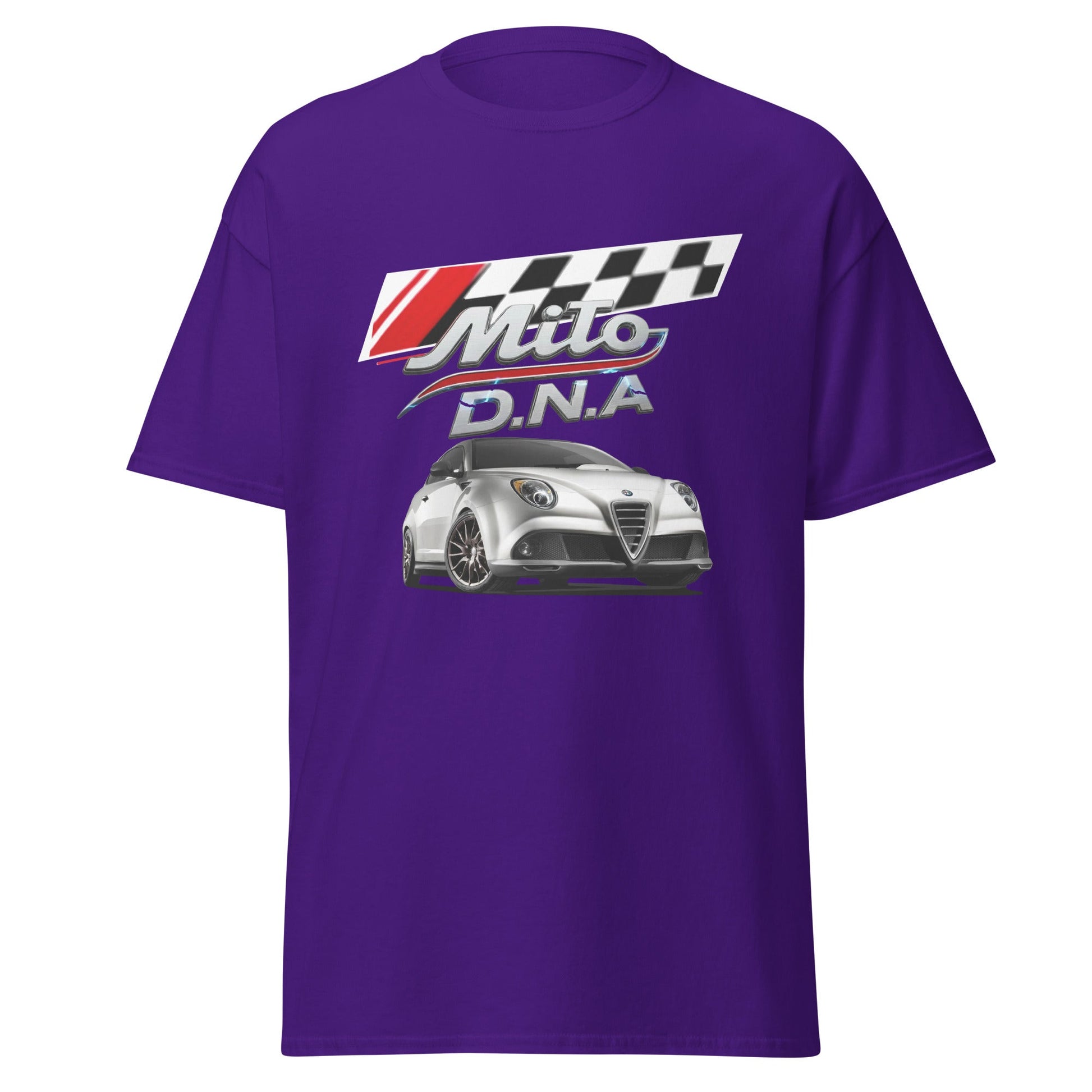 Maglietta Alfa Romeo Mito DNA | T-shirt dedicata ai fan della mitica berlina sportiva