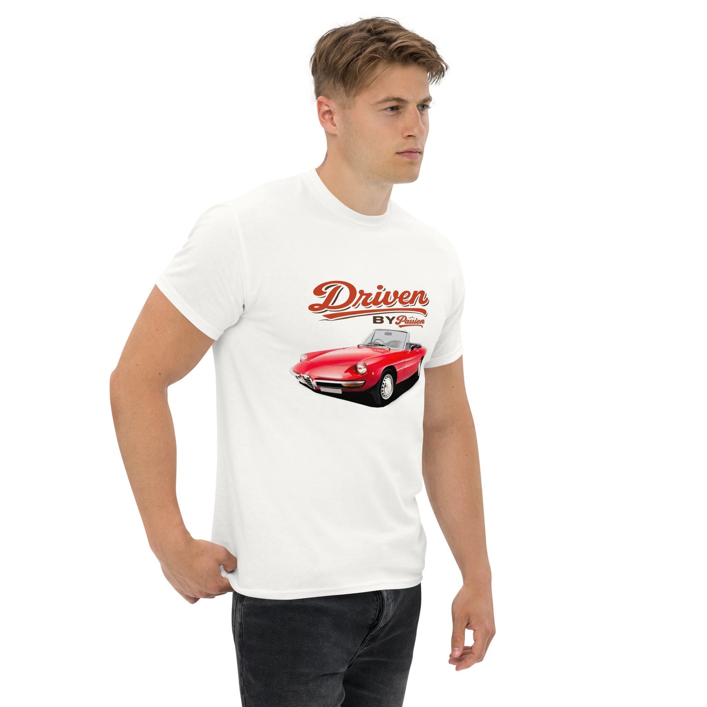 Maglietta Spider Duetto Alfa Romeo T shirt Stile Italiano