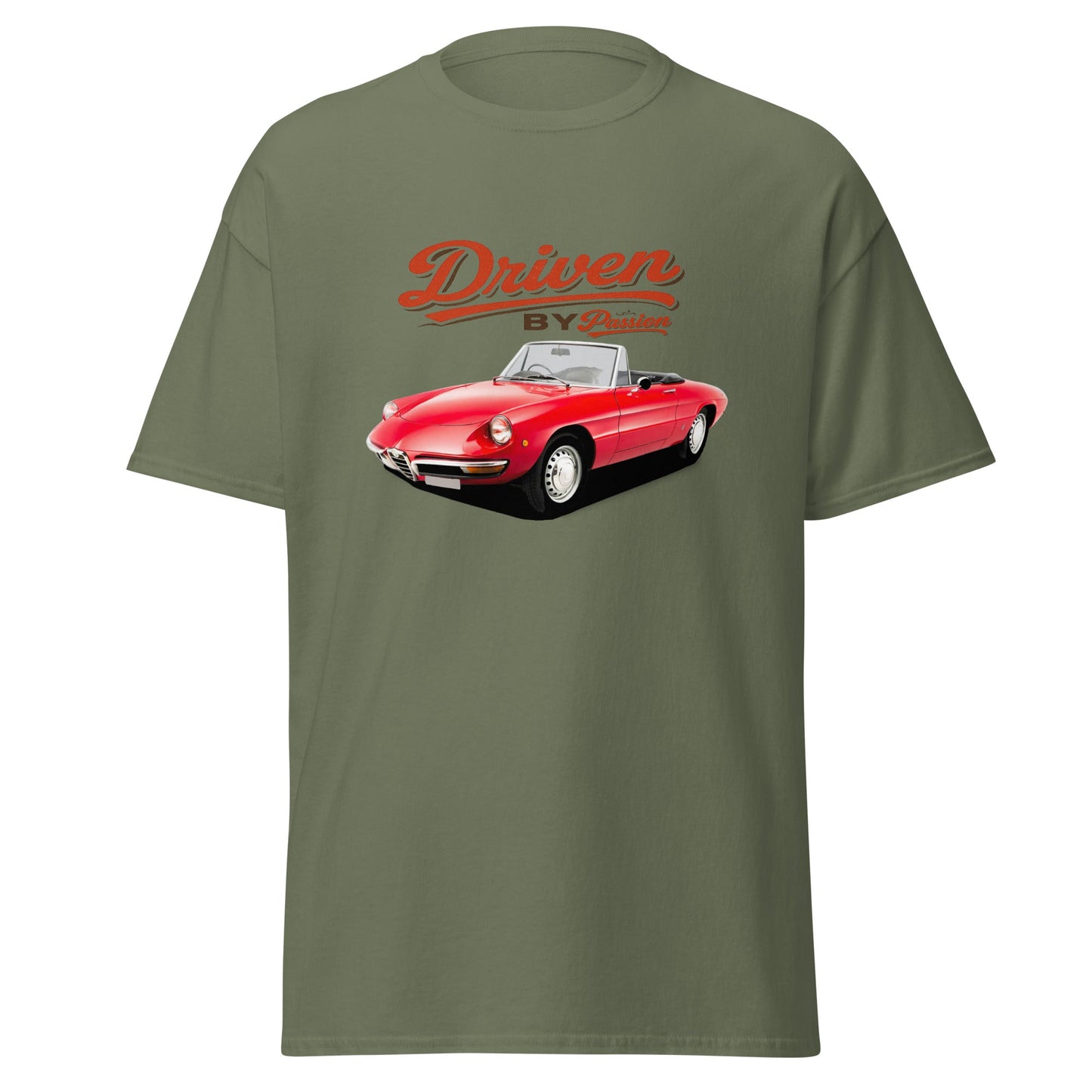 Maglietta Spider Duetto Alfa Romeo T shirt Stile Italiano