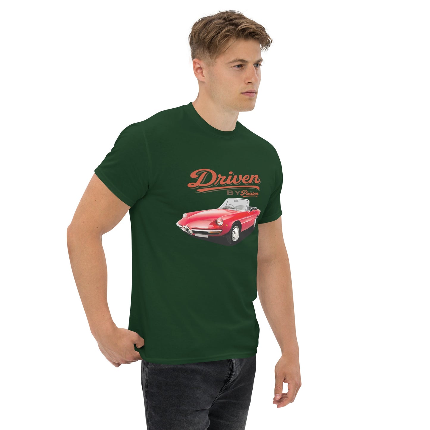 Maglietta Spider Duetto Alfa Romeo T shirt Stile Italiano