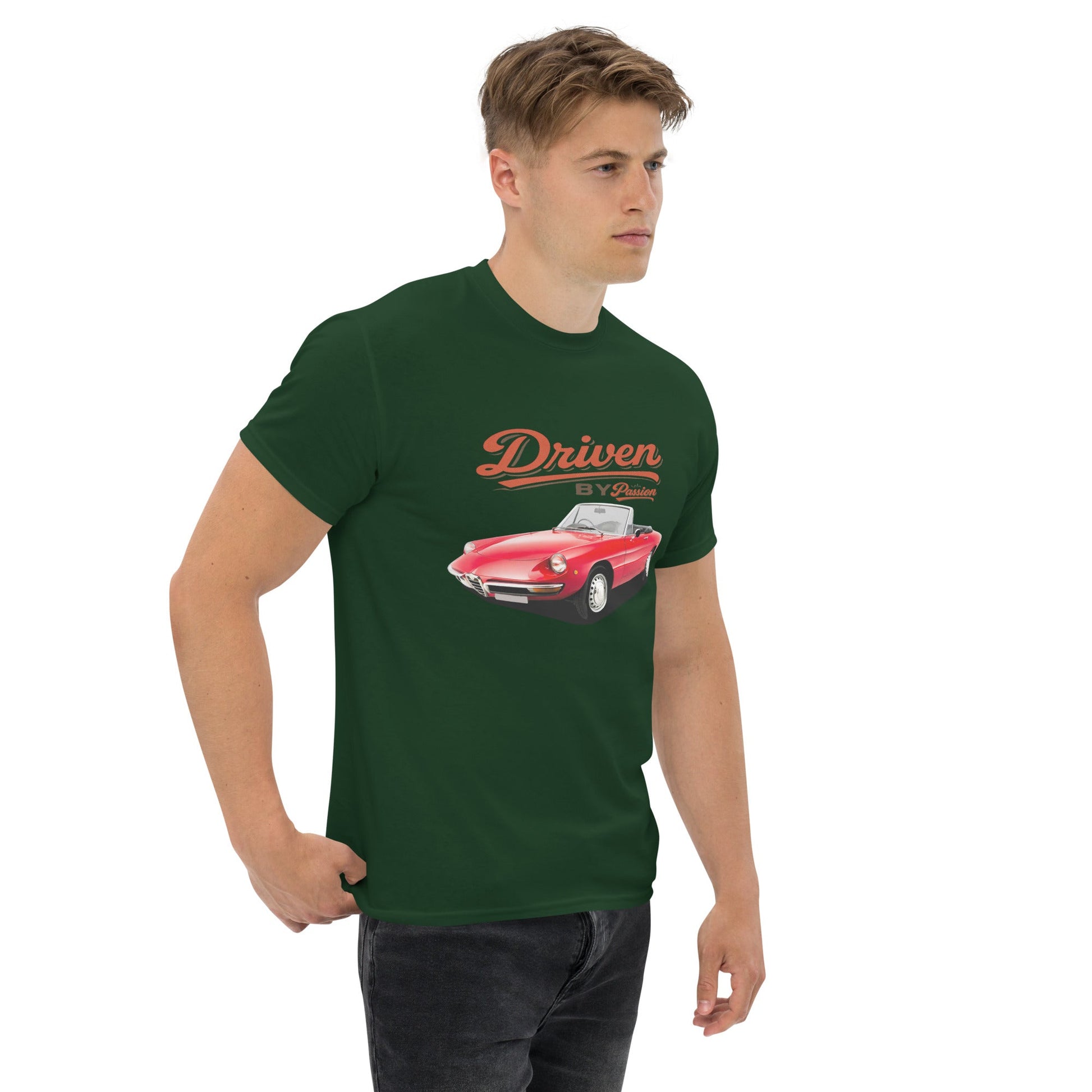 Maglietta Spider Duetto Alfa Romeo T shirt Stile Italiano
