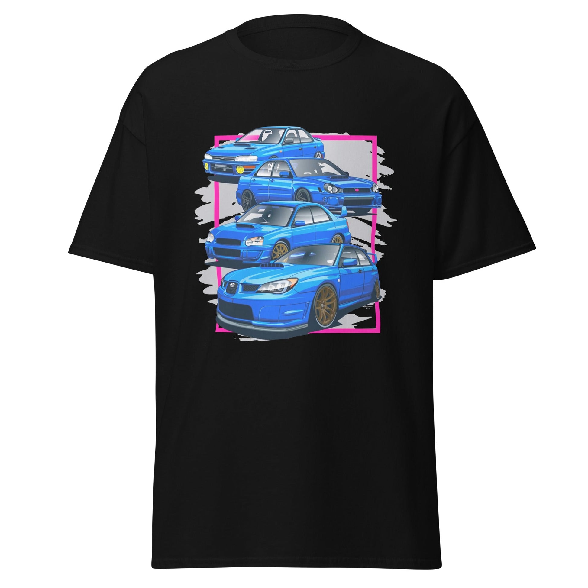 Maglietta Subaru Impreza WRX STI - T-shirt per veri fan dell’evoluzione dei modelli