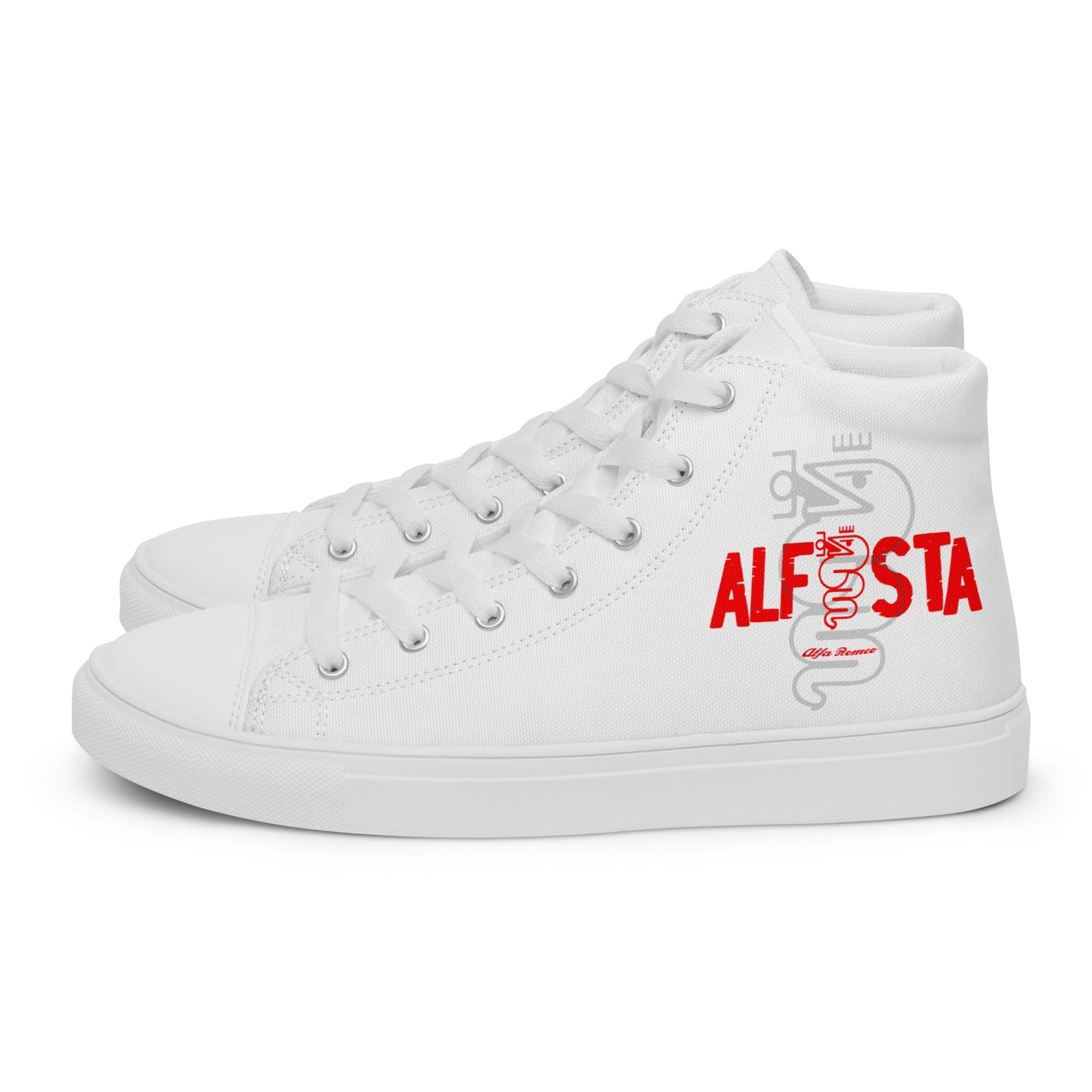 Sneakers alte in tela scarpe da uomo Alfista - scarpe