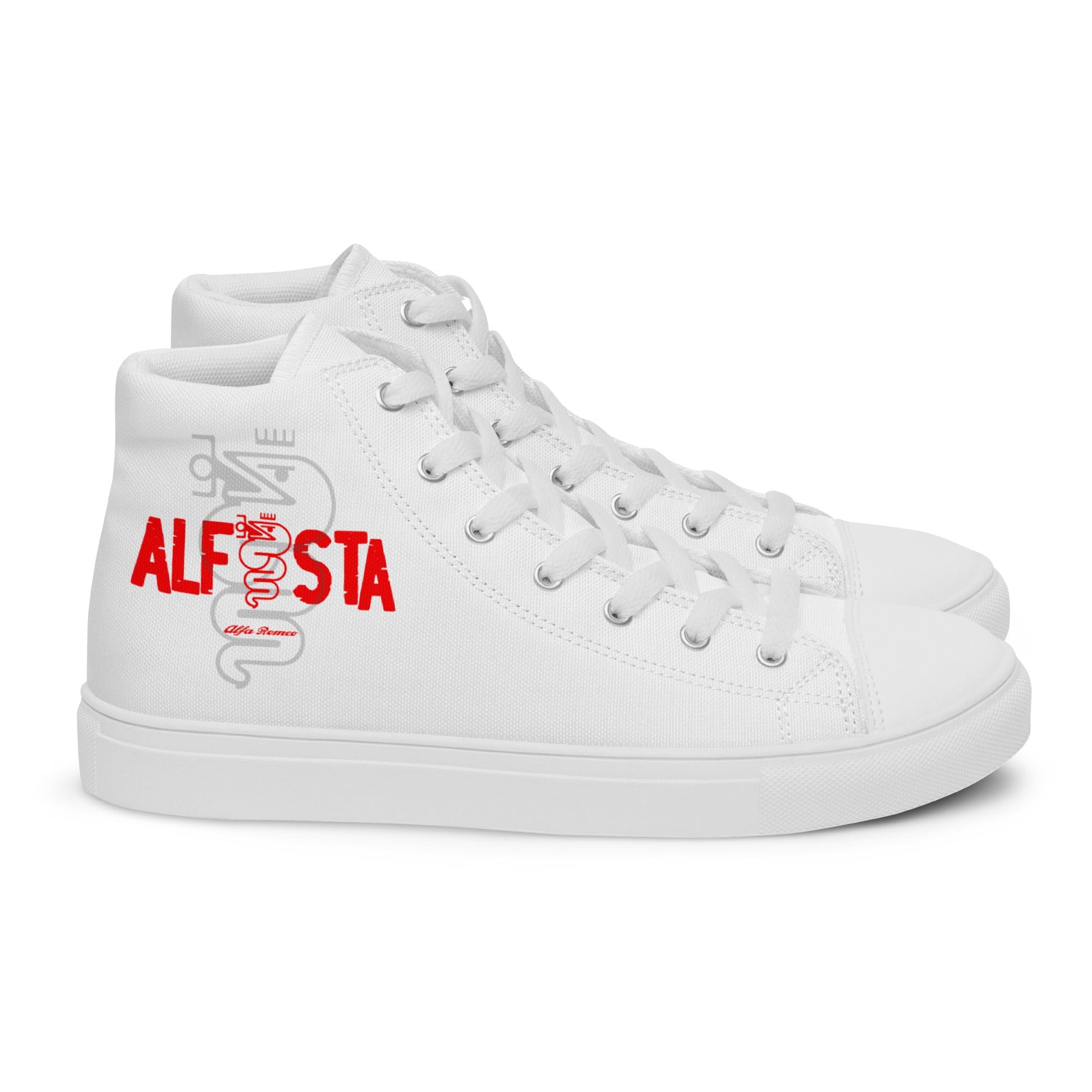 Sneakers alte in tela scarpe da uomo Alfista - scarpe