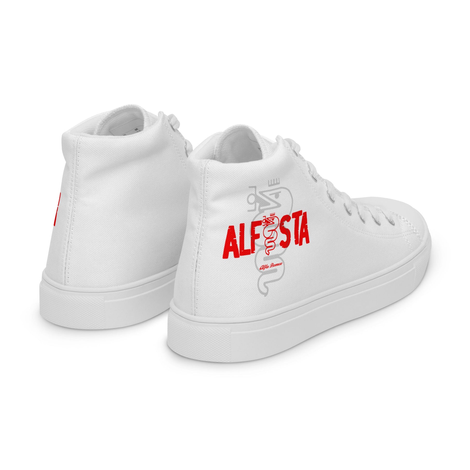 Sneakers alte in tela scarpe da uomo Alfista - scarpe