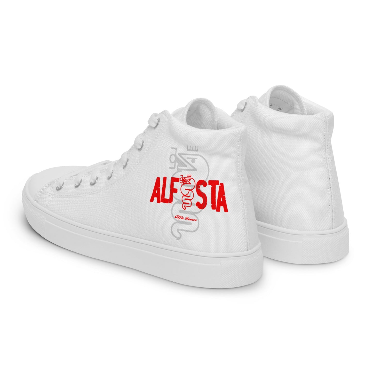 Sneakers alte in tela scarpe da uomo Alfista - 5 - scarpe