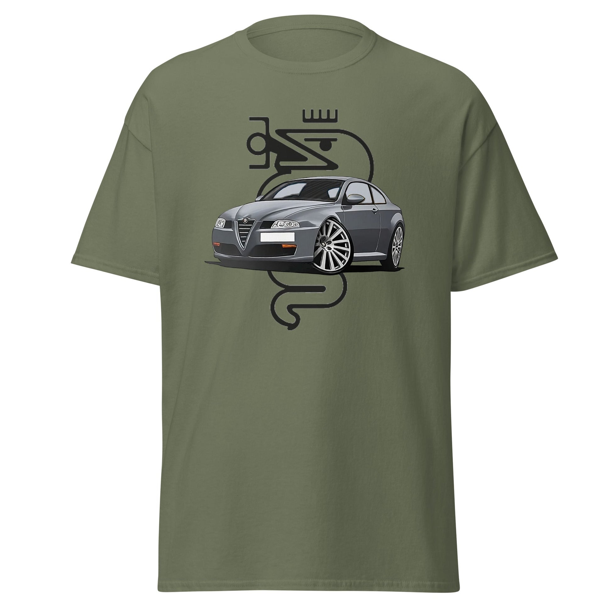 T-shirt Alfa Romeo Gt - Verde militare / S - maglietta