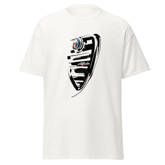 T shirt Alfa Romeo Trilobo Scudo Alfa logo Alfista