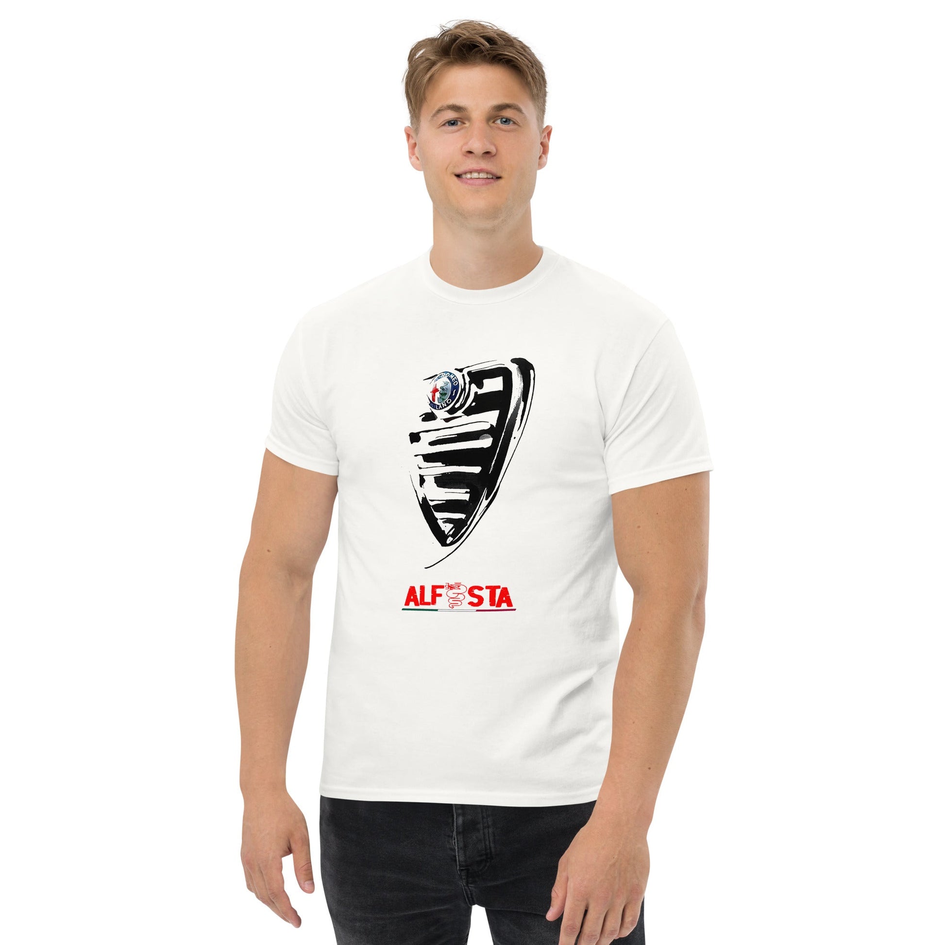 T-shirt Alfa Romeo Trilobo Scudo Alfa logo Alfista