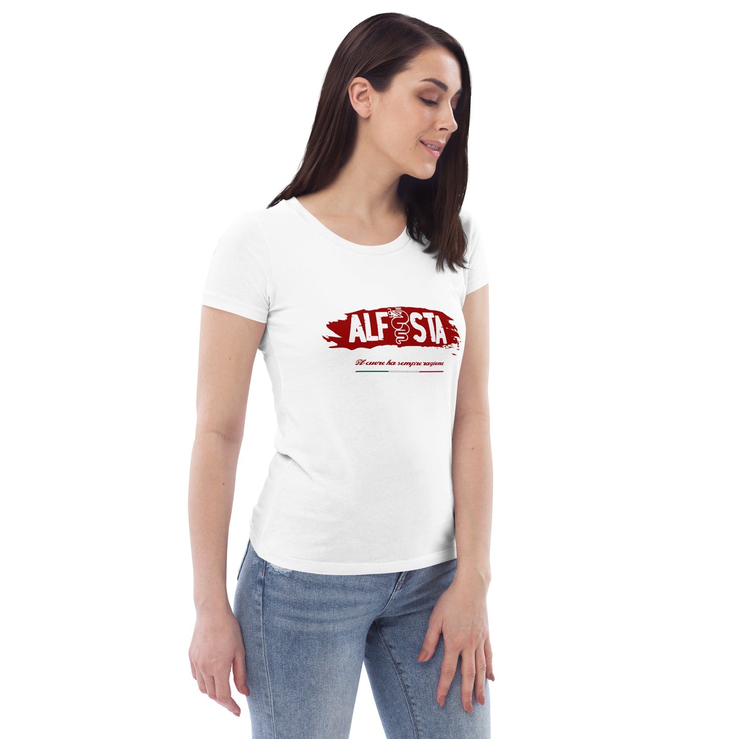 Tshirt ecologica aderente donna Alfista - Alfista Shop