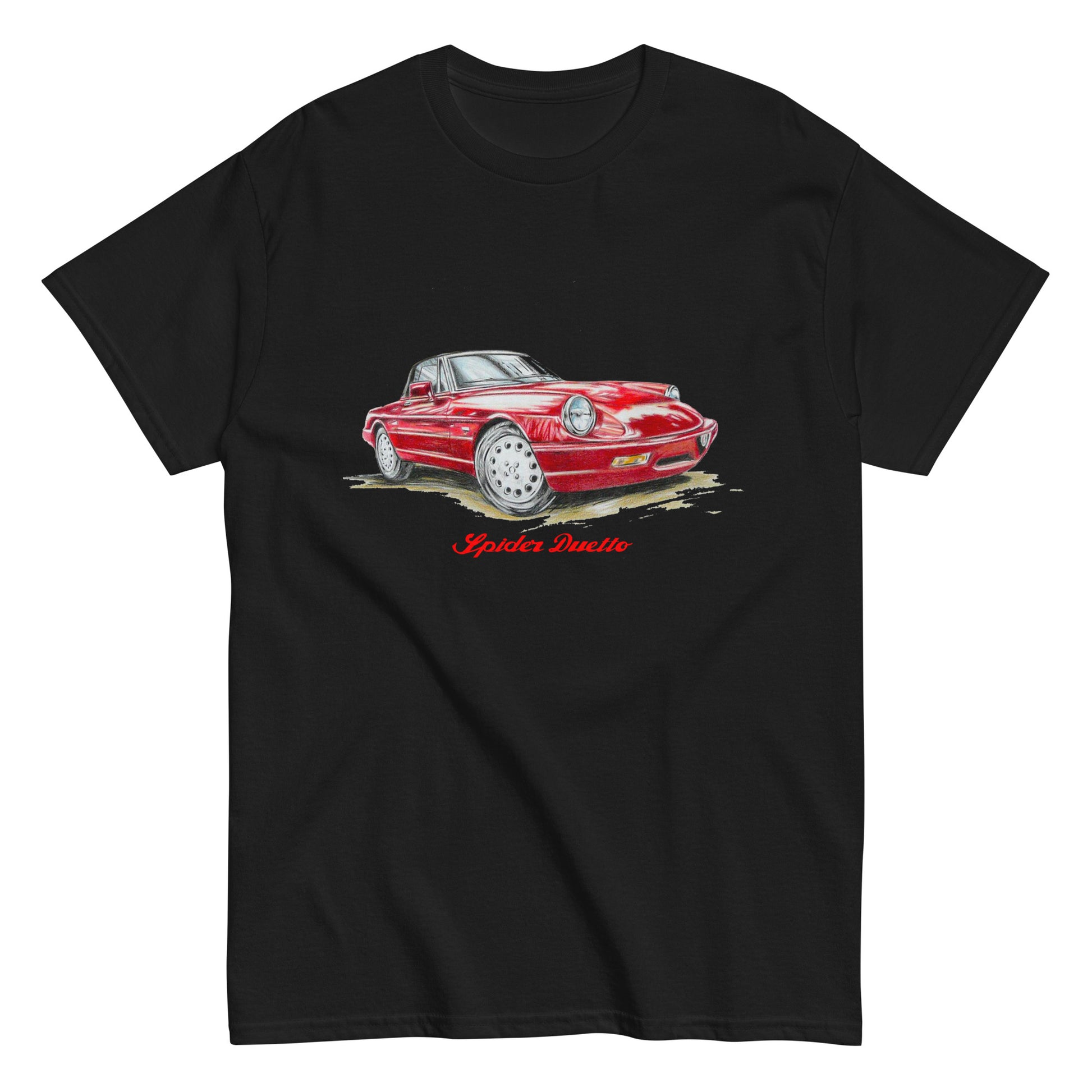 t-shirt alfa romeo spider duetto