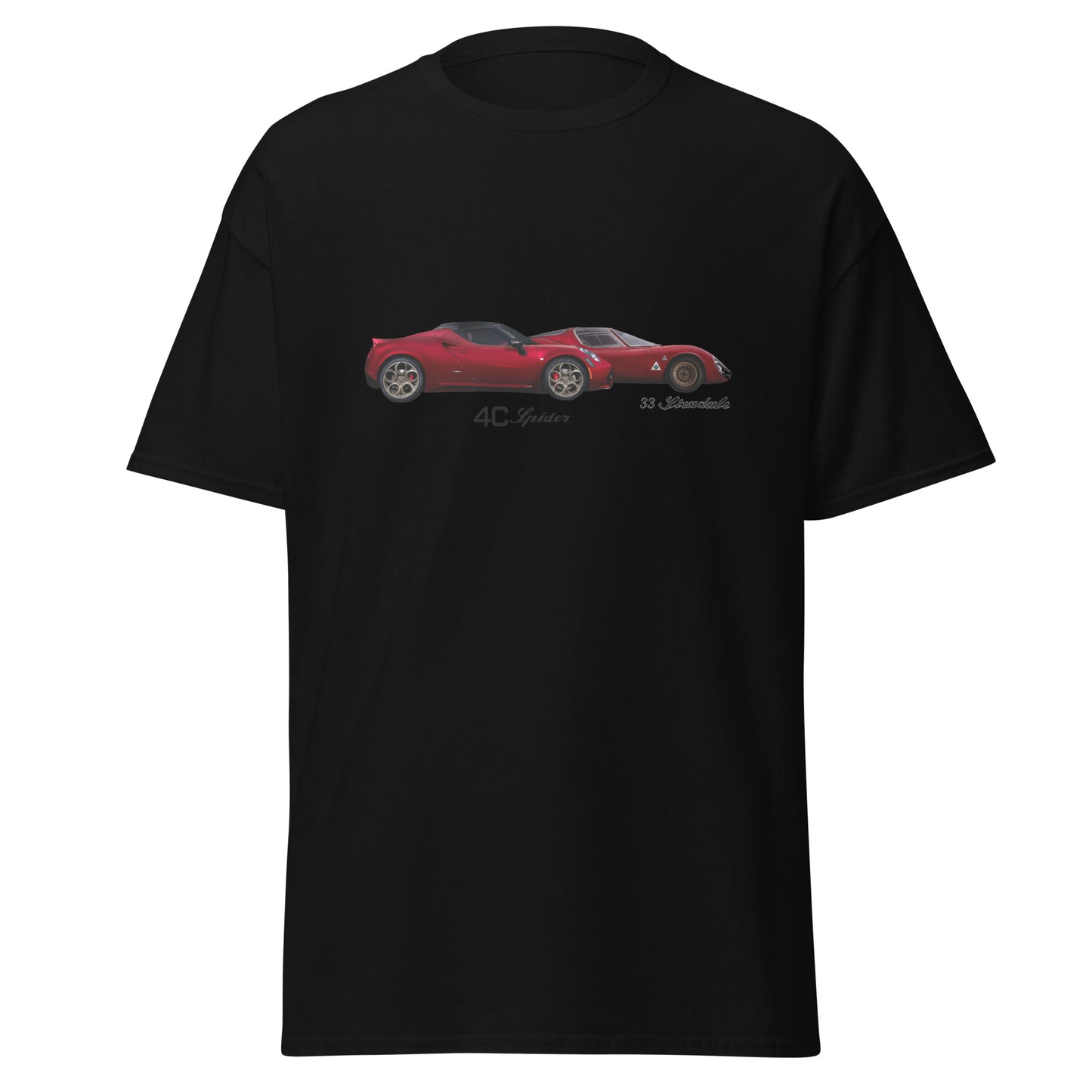 T-shirt Alfa Romeo 4c spider tributo Alfa 33 stradale