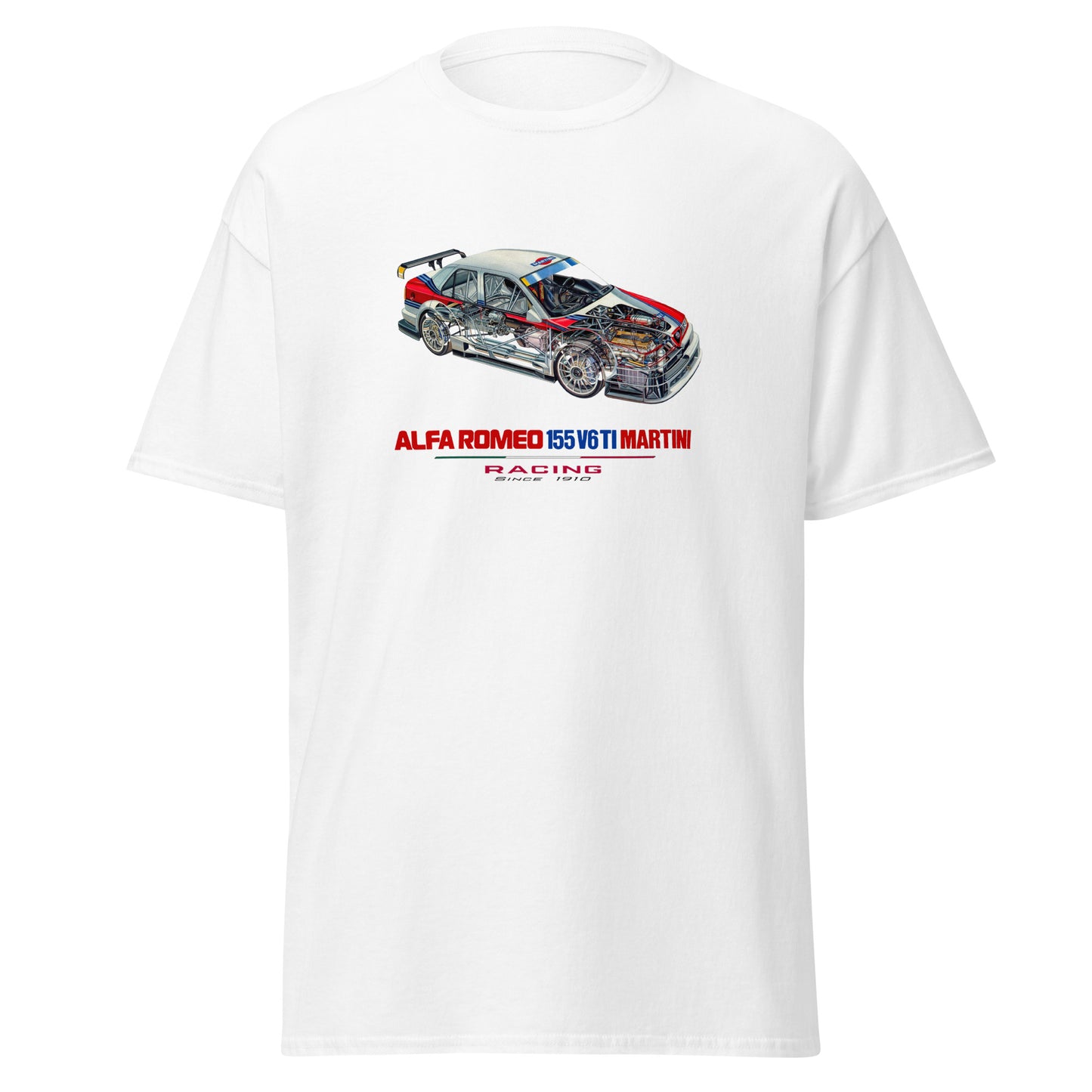 Alfa Romeo 155 v6 ti Martini t-shirt