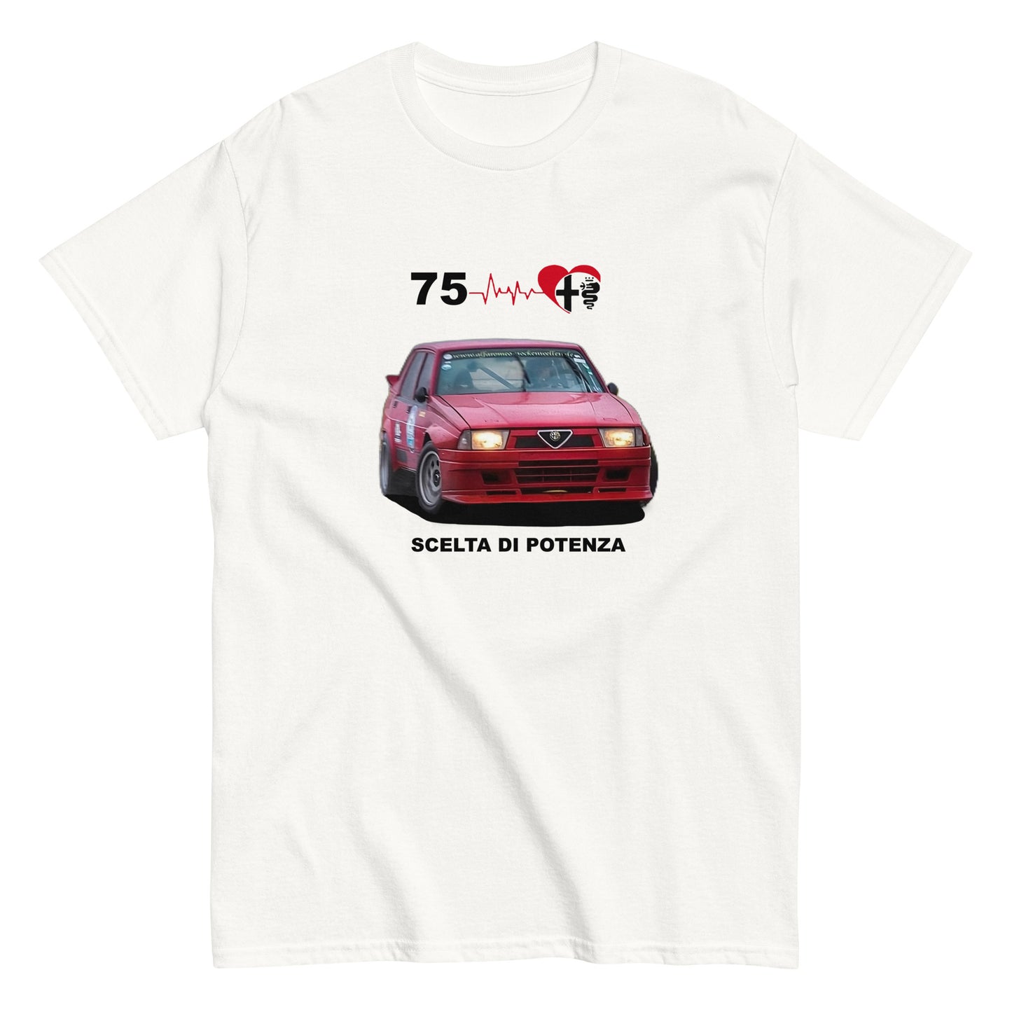 t-shirt alfa romeo 75 drift