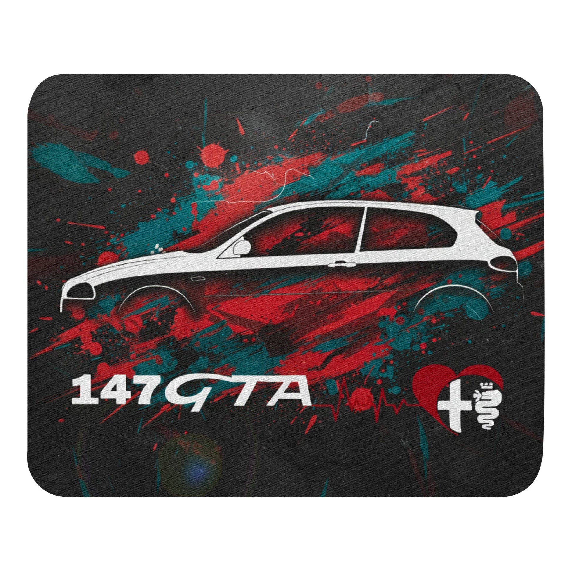 Tappetino Mouse Alfa Romeo 147 GTA | Mouse Pad per Appassionati Automobilismo