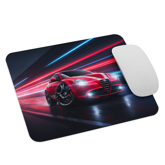 Tappetino Mouse Alfa Romeo Mito Quadrifoglio | Mouse Pad Design Unico da Collezione