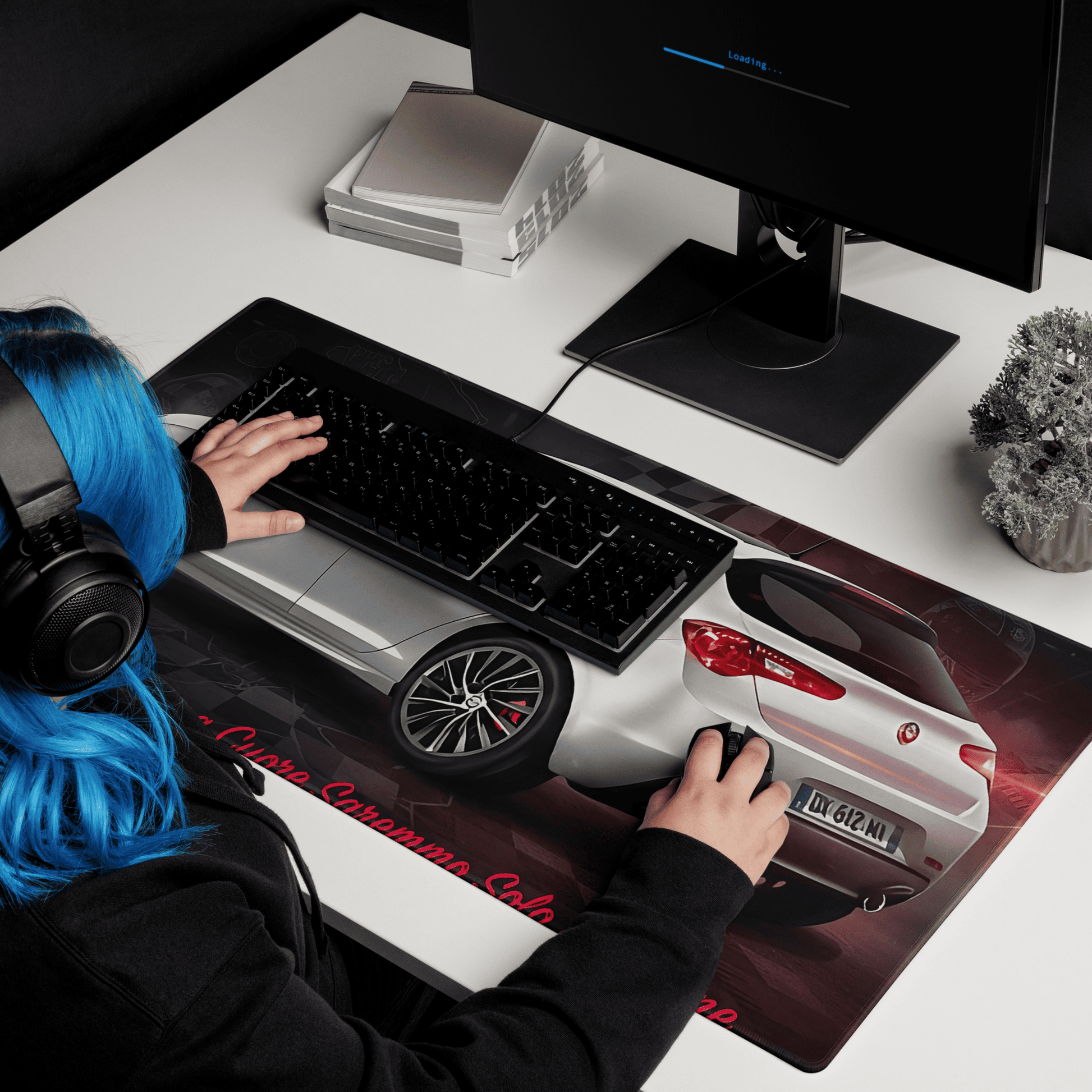 Tappetino Mouse Gaming Pad per Appassionati Alfa Romeo Giulietta
