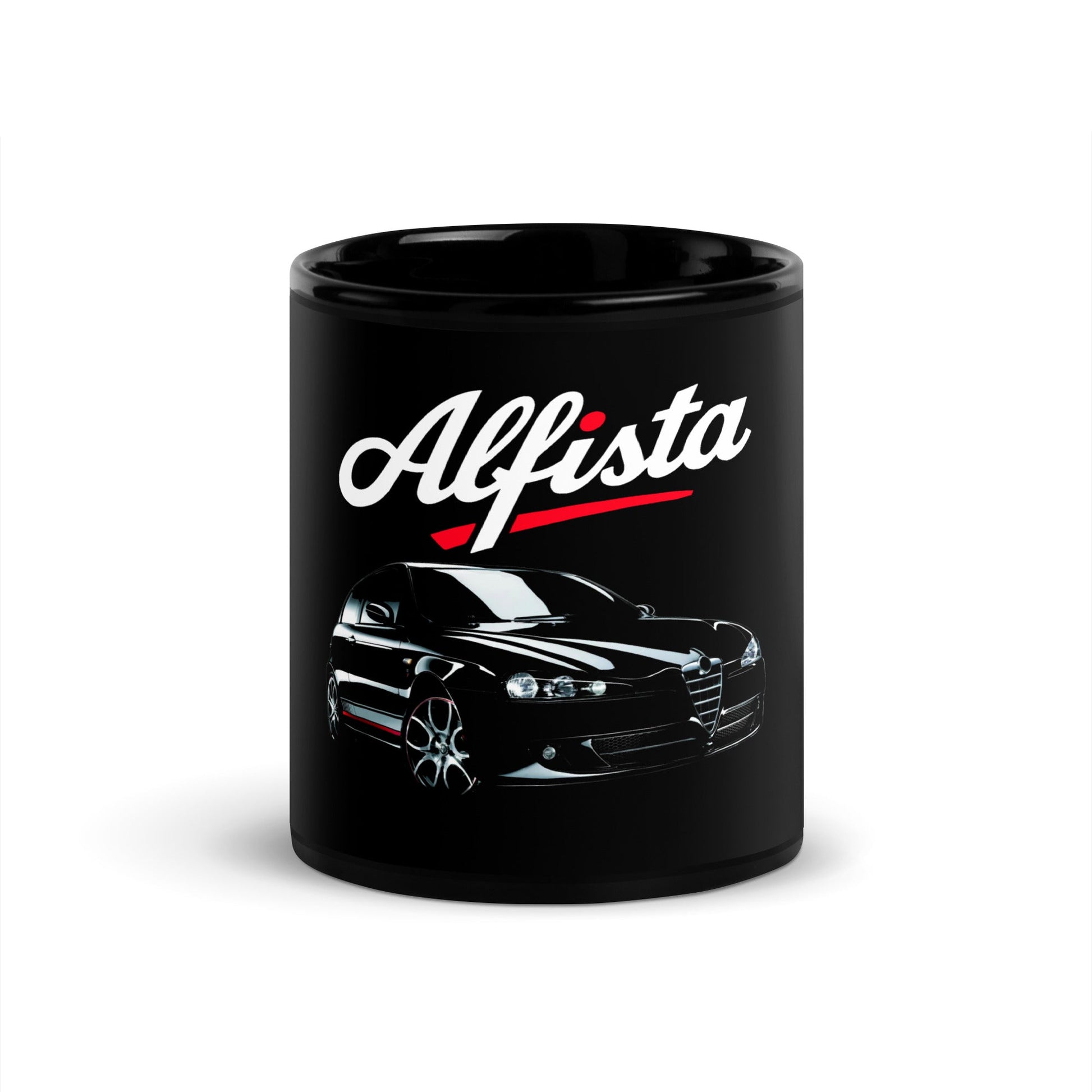Tazza da Tè Personalizzata Fans Alfa Romeo 147 Black Line | Tazza Caffè e Latte