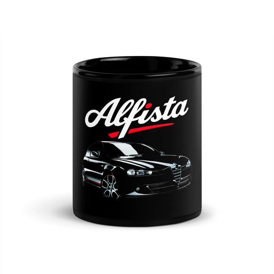 Tazza da Tè Personalizzata Fans Alfa Romeo 147 Black Line | Tazza Caffè e Latte
