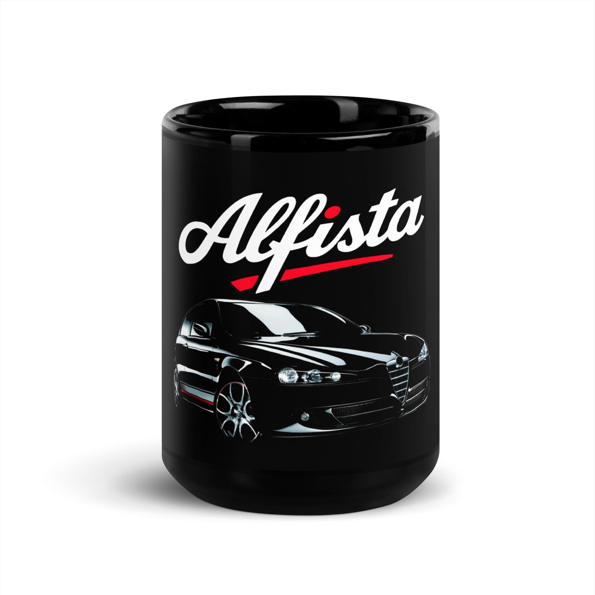 Tazza da Tè Personalizzata Fans Alfa Romeo 147 Black Line | Tazza Caffè e Latte