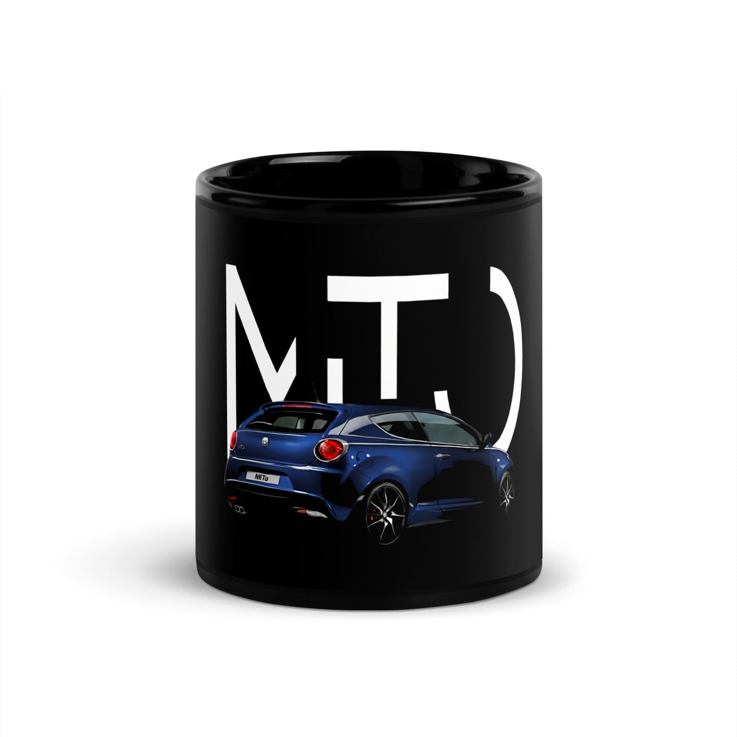 Tazza personalizzata da tè ispirata all’Alfa Romeo MiTo Quadrifoglio Verde | Ceramica artistica per bevande calde