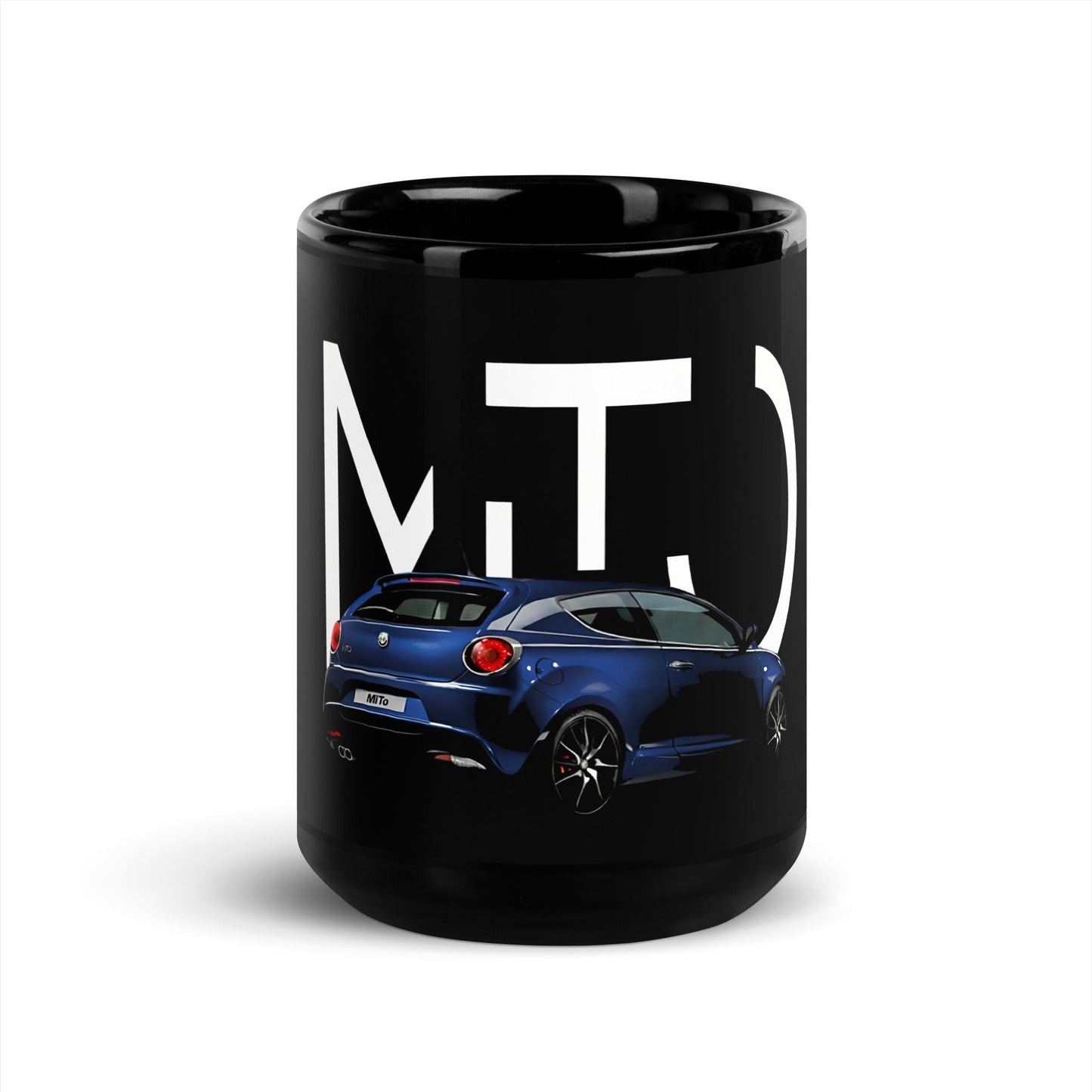 Tazza personalizzata da tè ispirata all’Alfa Romeo MiTo Quadrifoglio Verde | Ceramica artistica per bevande calde
