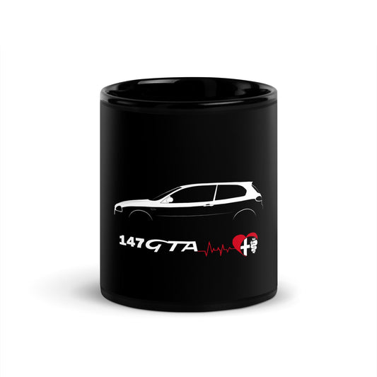 Tazza personalizzata da te per bevande calde dedicata ai fan dell’Alfa Romeo 147 GTA