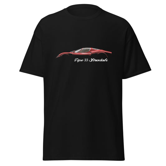 T-shirt Alfa Romeo 33 Stradale profilo