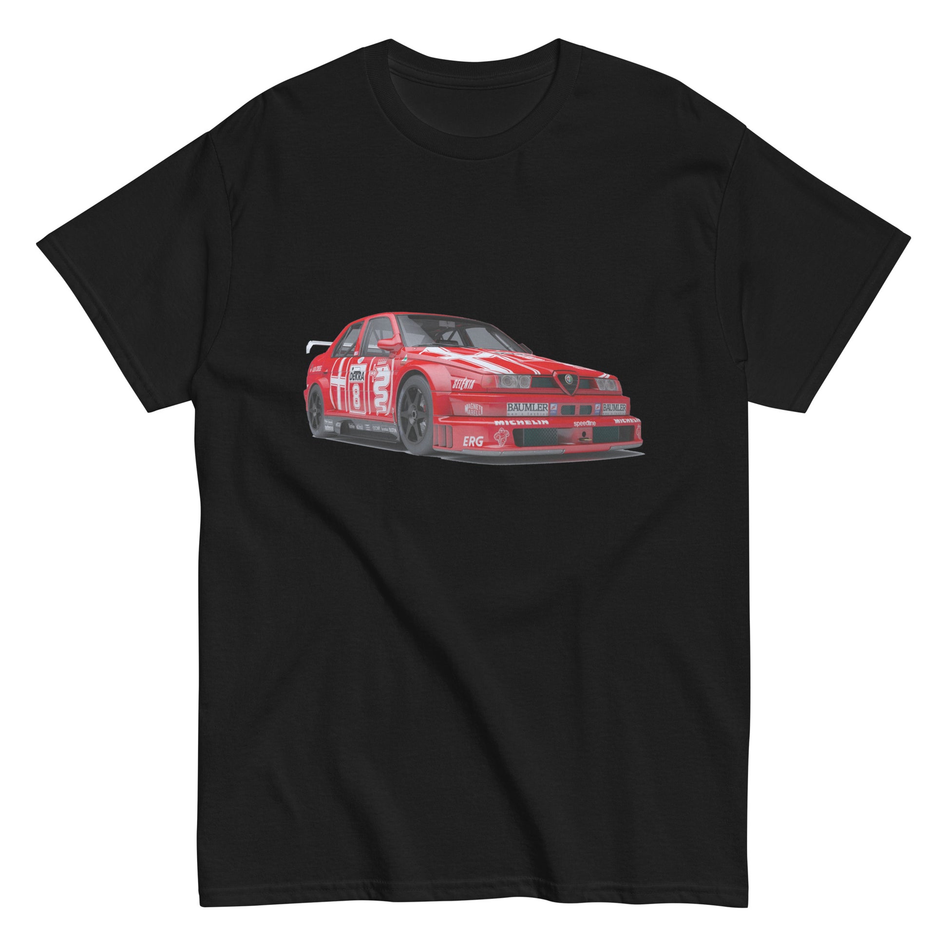 T-shirt Alfa Romeo 155 v6 dtm - Nero / S - maglietta