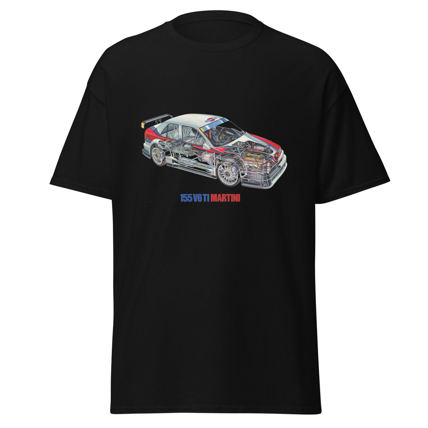 T-shirt Alfa Romeo 155 v6 ti Martini - maglietta