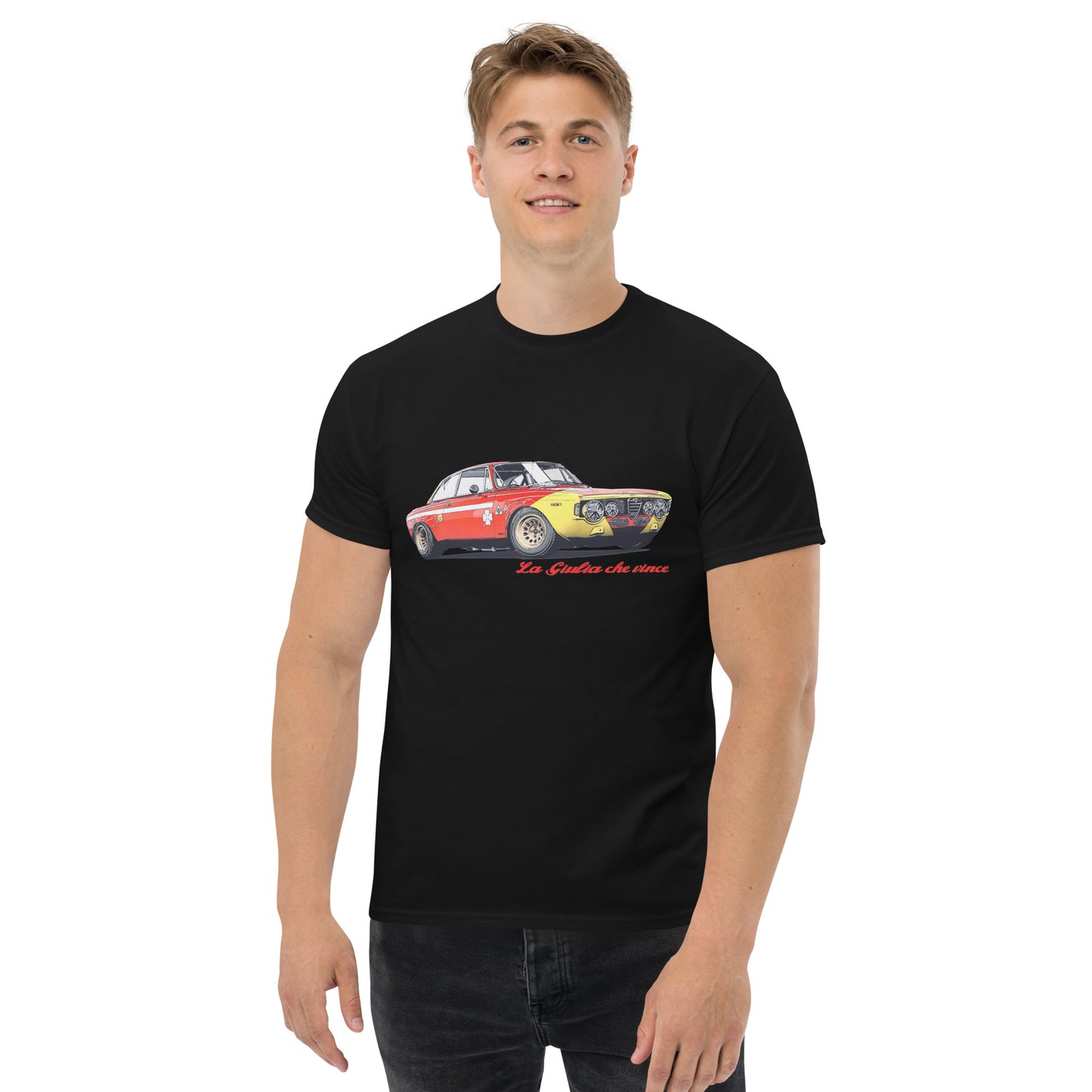 T-shirt Alfa Romeo Giulia Gt Junior historic car vintage - maglietta