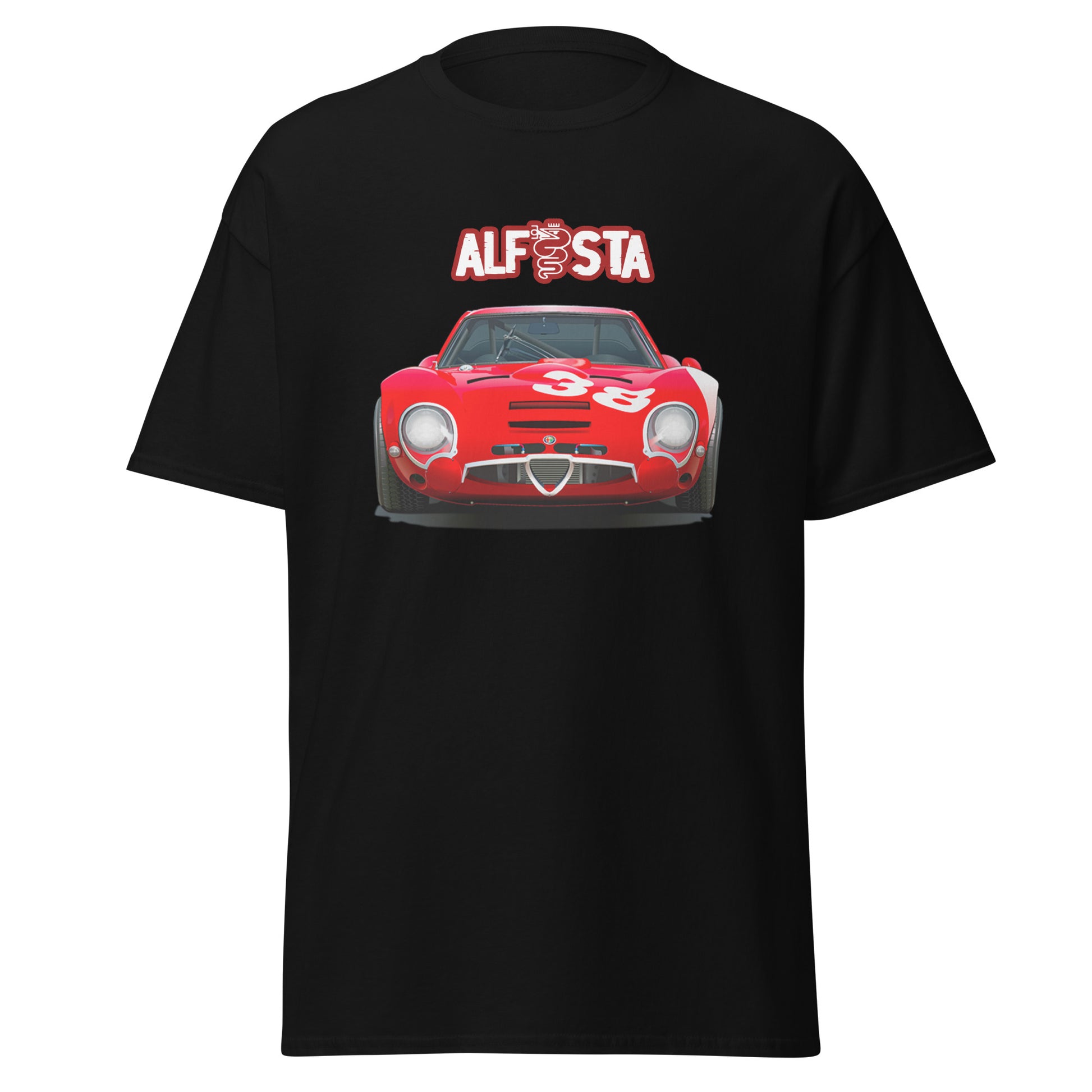 T-shirt Alfa Romeo TZ historic car vintage - maglietta