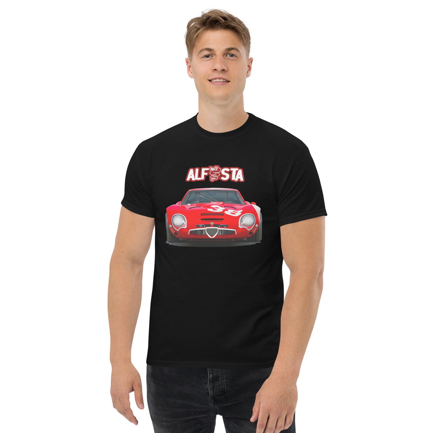 T-shirt Alfa Romeo TZ historic car vintage - maglietta