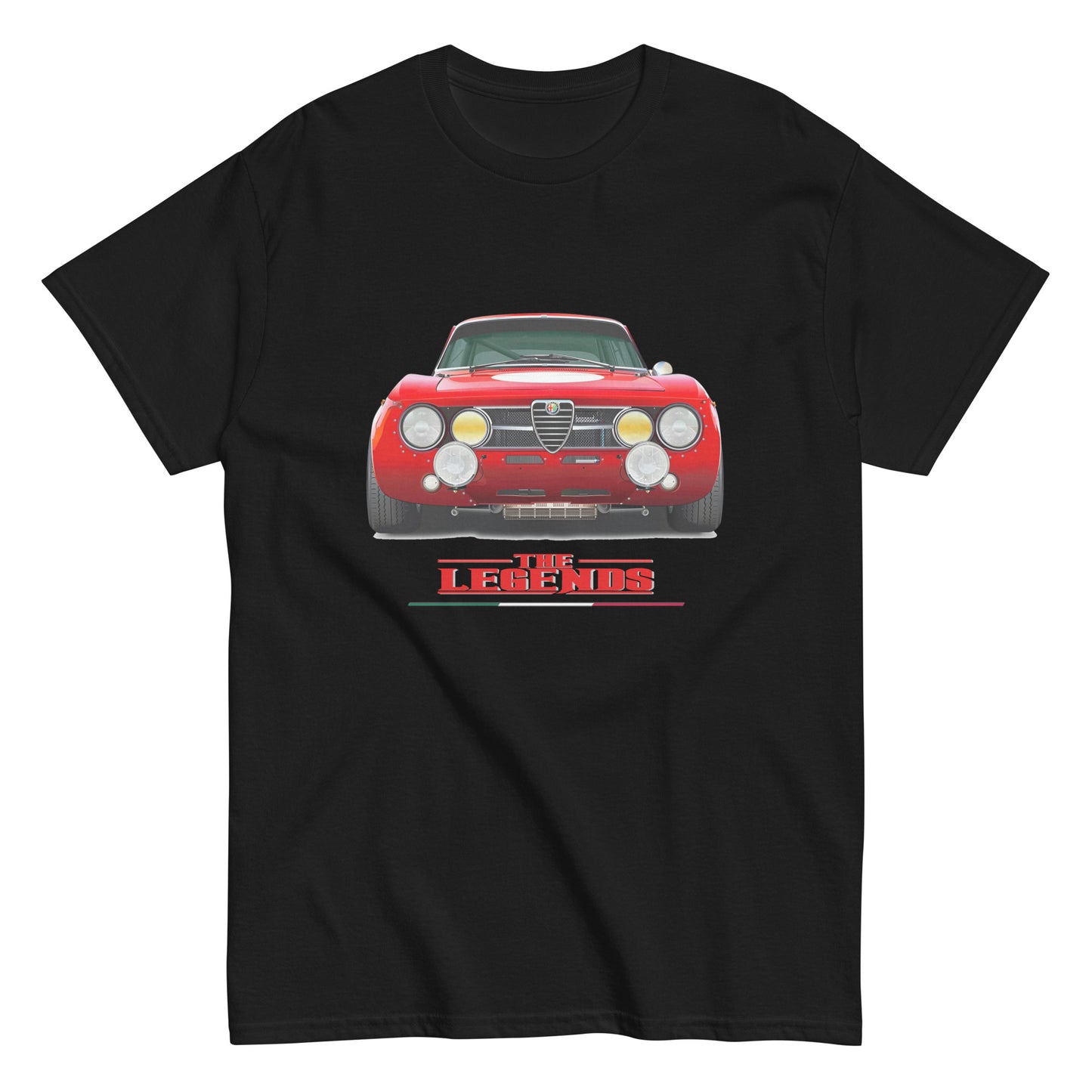 T-shirt Alfa Romeo Giulia Gta historic car vintage - Nero / S - maglietta