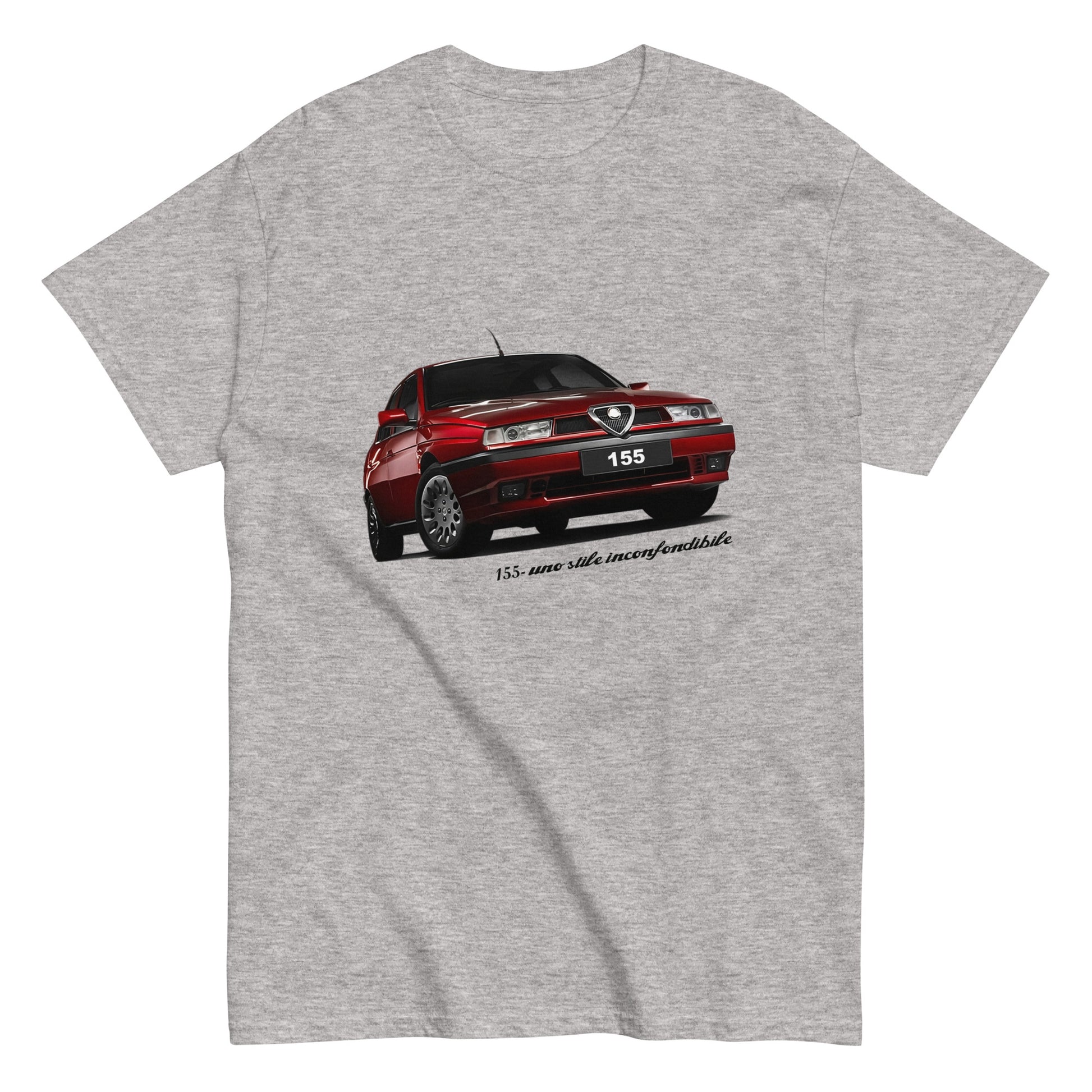 T-shirt Alfa Romeo 155 - Grigio sportivo / S - maglietta