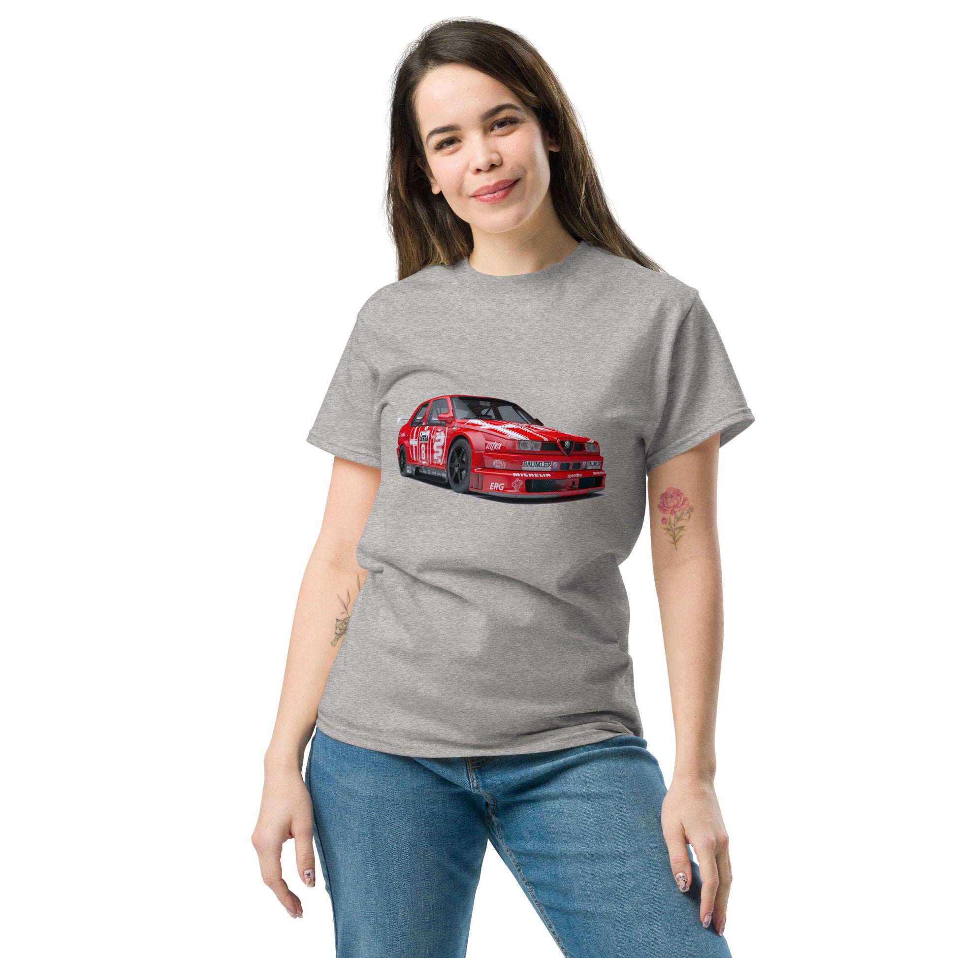 T-shirt Alfa Romeo 155 v6 dtm - maglietta