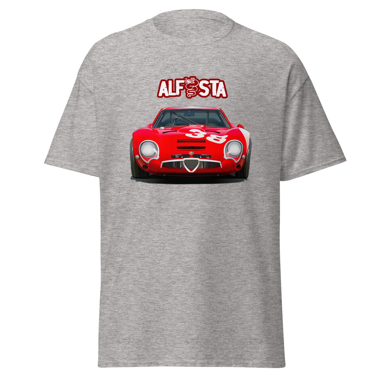 T-shirt Alfa Romeo TZ historic car vintage - maglietta