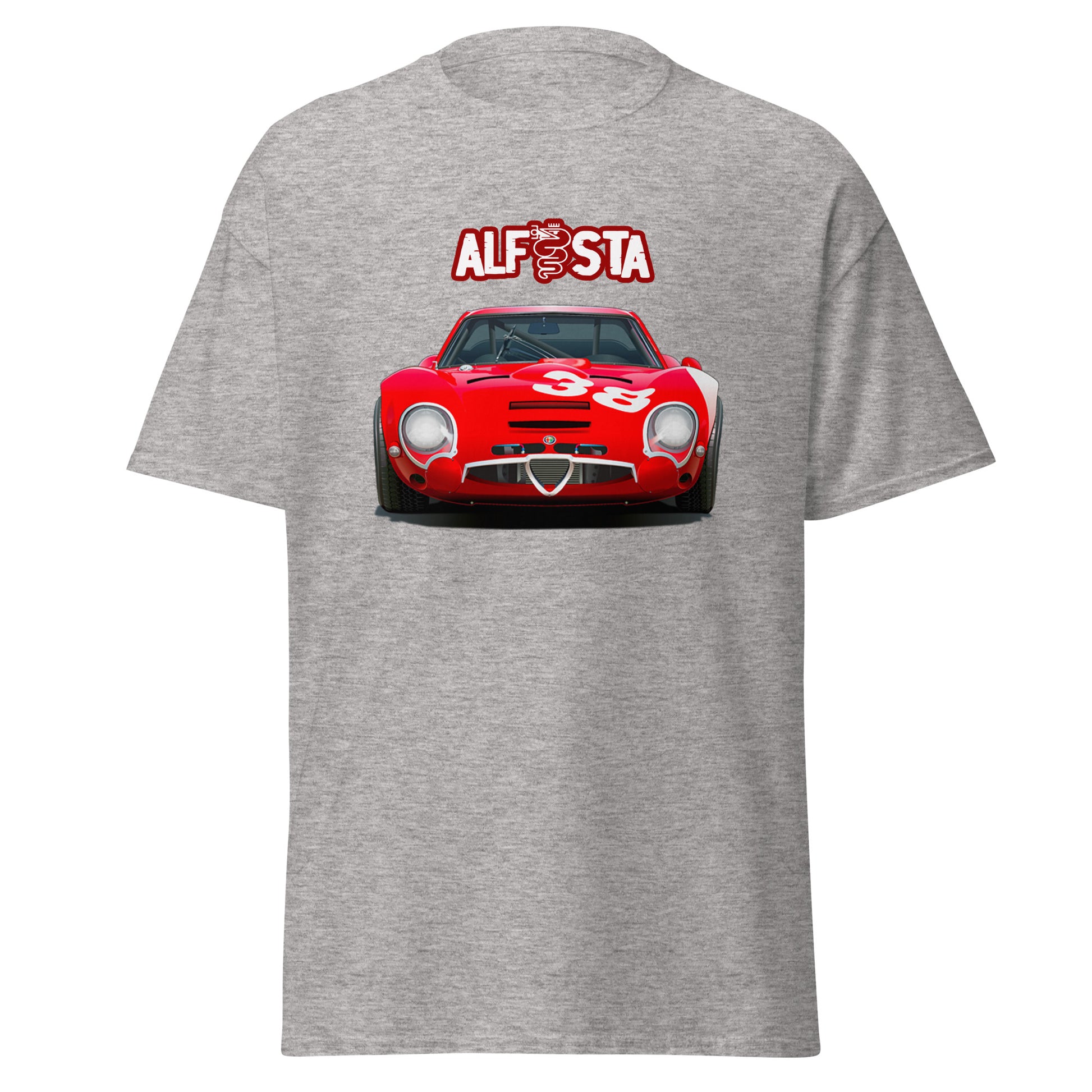 T-shirt Alfa Romeo TZ historic car vintage - maglietta