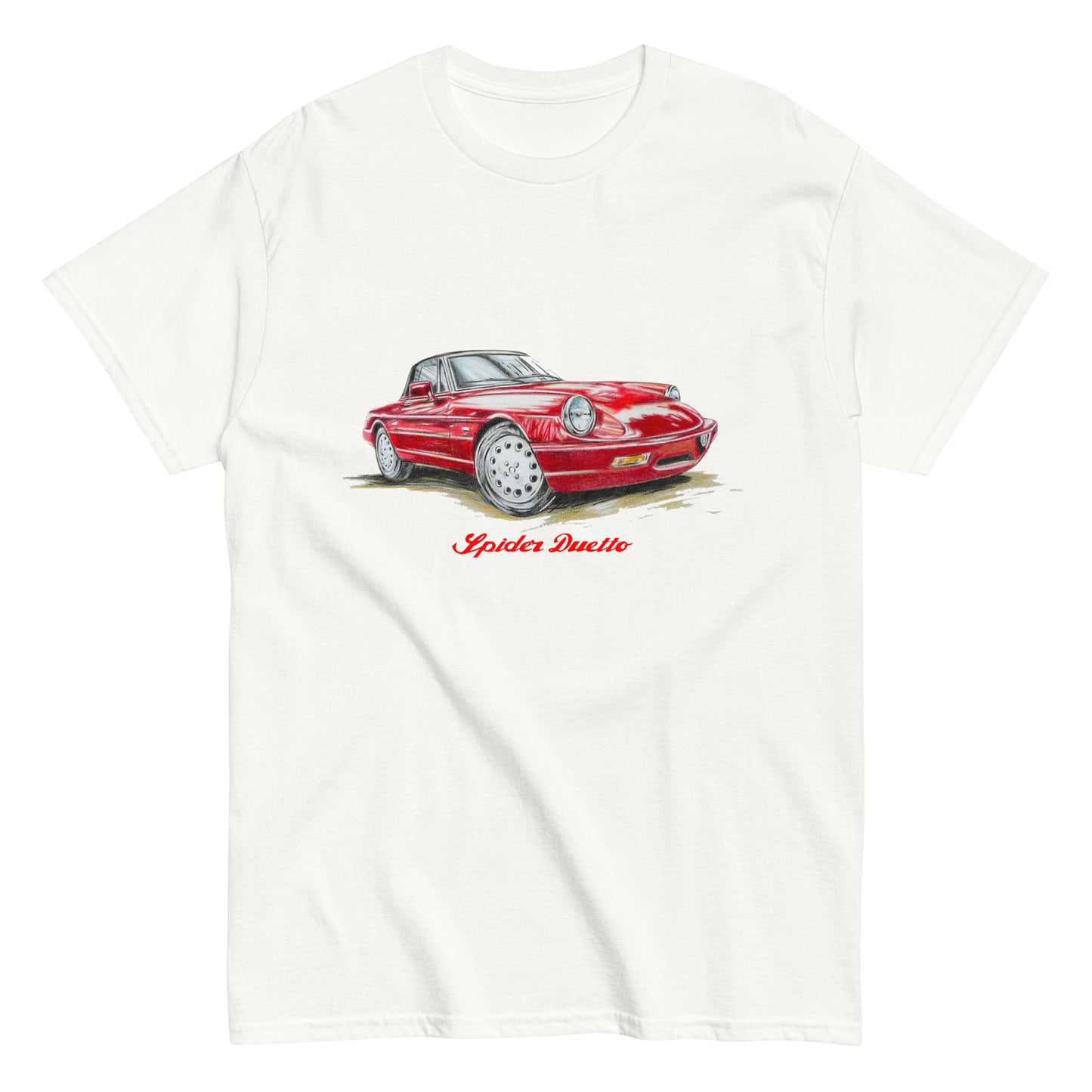 T-shirt Alfa Romeo Spider Duetto - Bianco / S