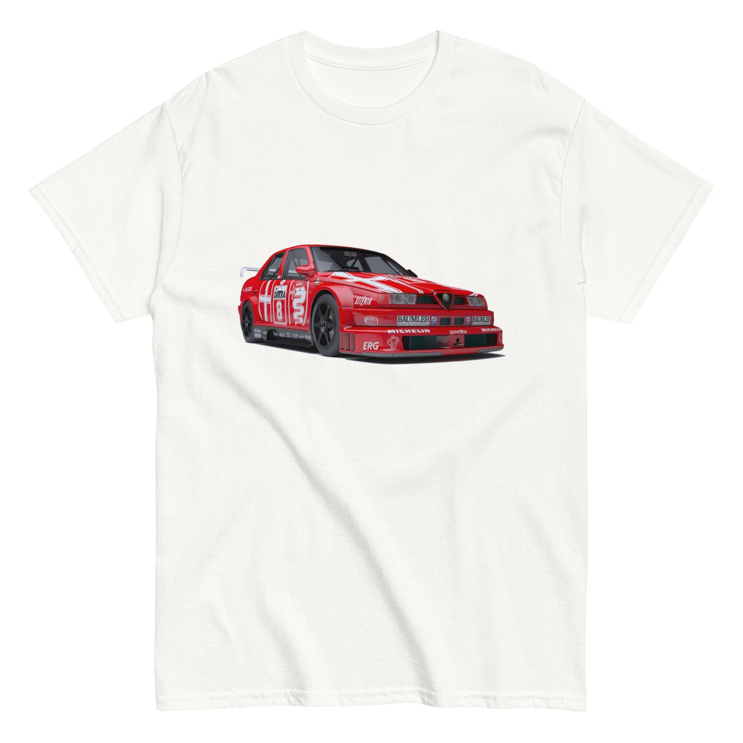 T-shirt Alfa Romeo 155 v6 dtm - Bianco / S - maglietta