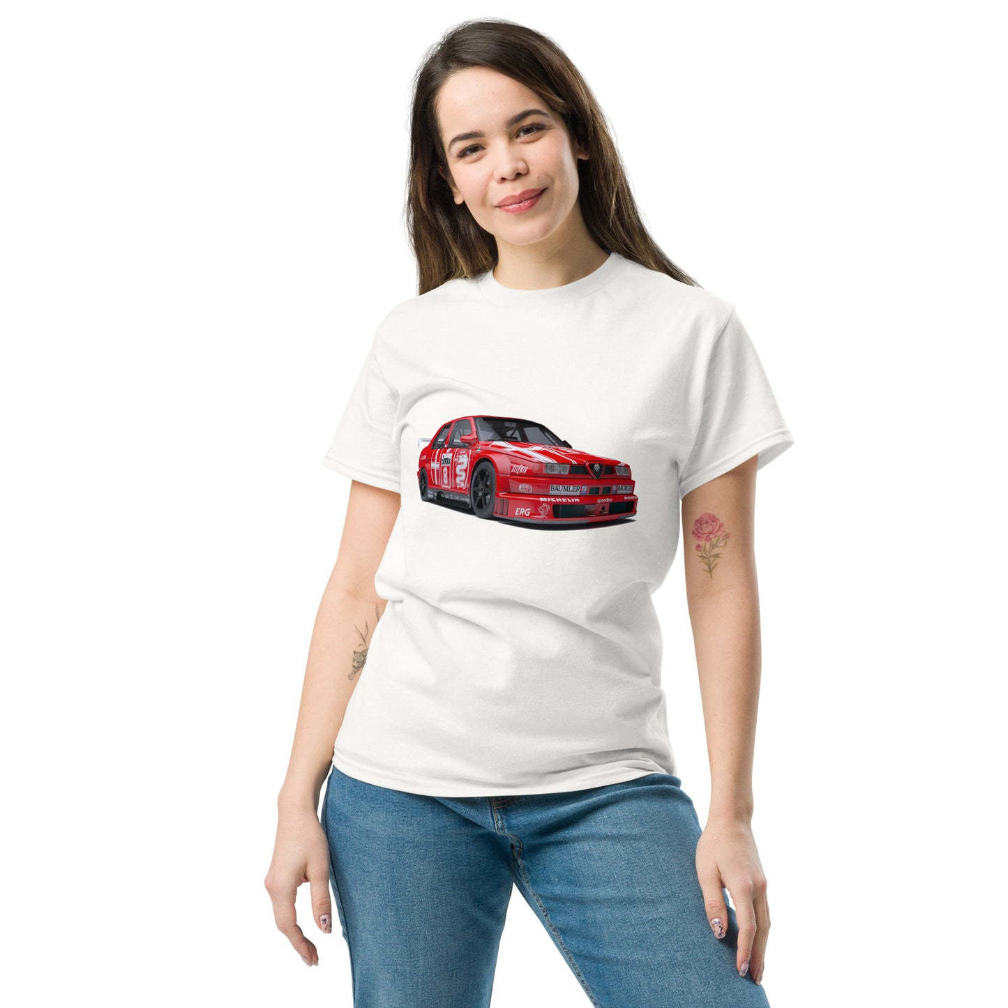 T-shirt Alfa Romeo 155 v6 dtm - maglietta