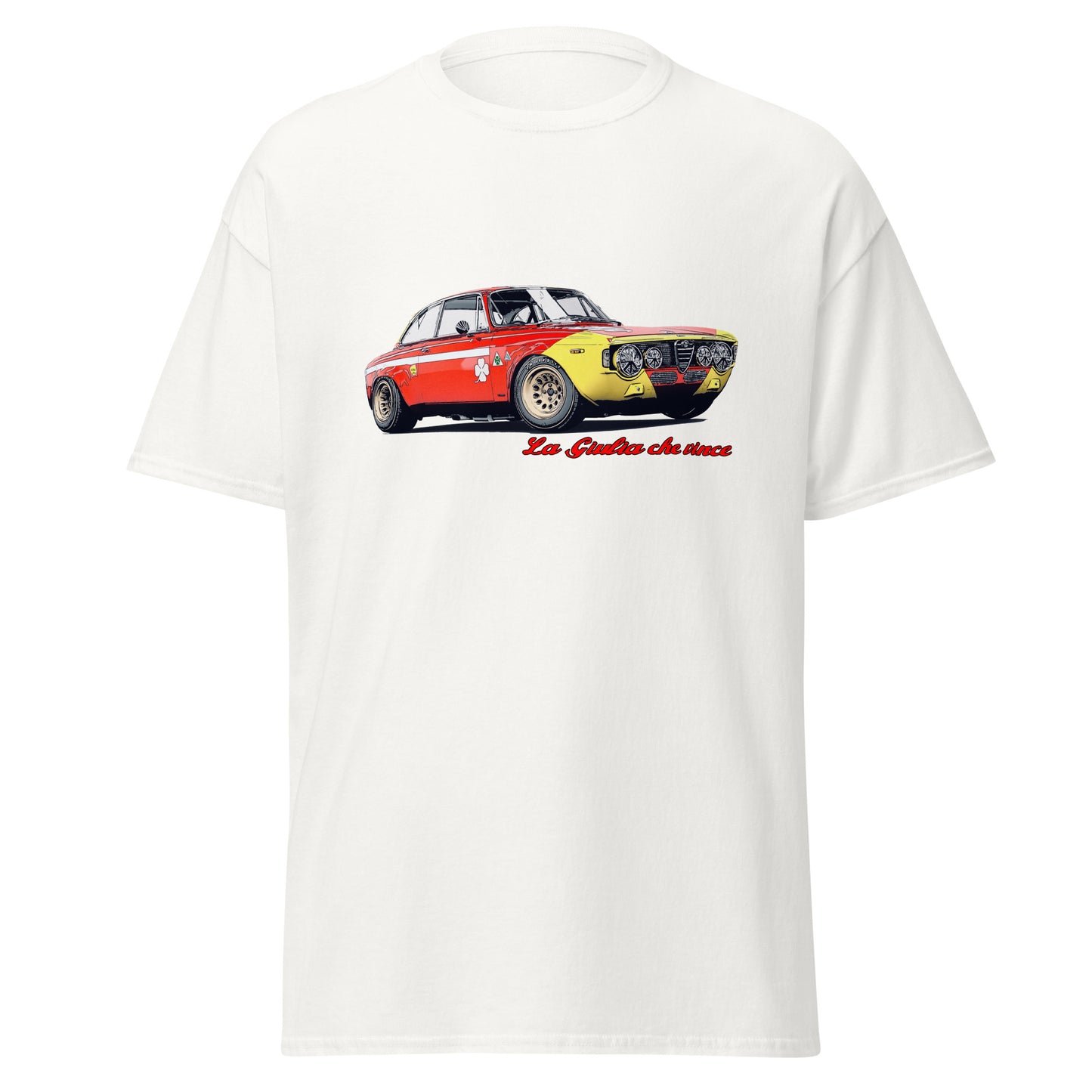 T-shirt Alfa Romeo Giulia Gt Junior historic car vintage - maglietta